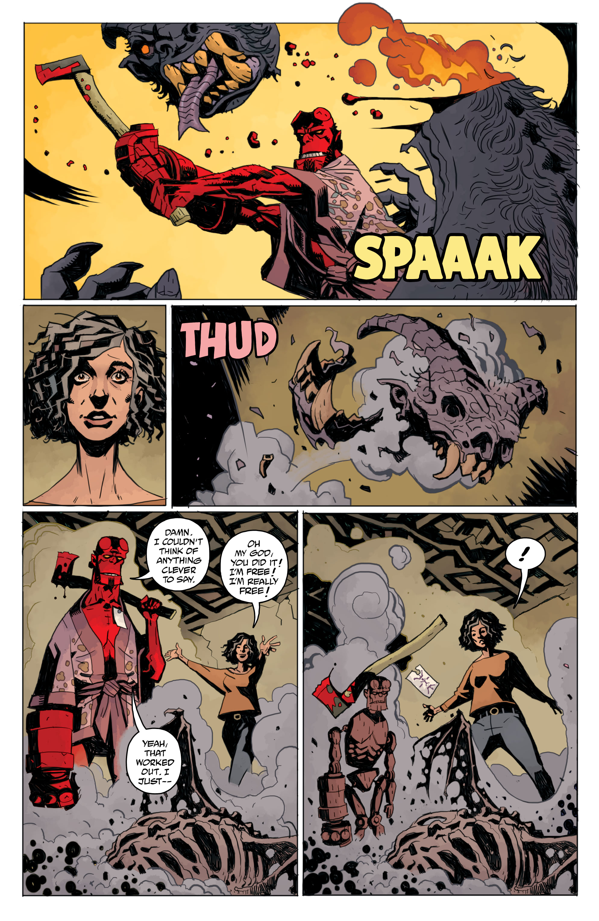 Read online Hellboy and the B.P.R.D.: Her Fatal Hour comic -  Issue # Full - 19