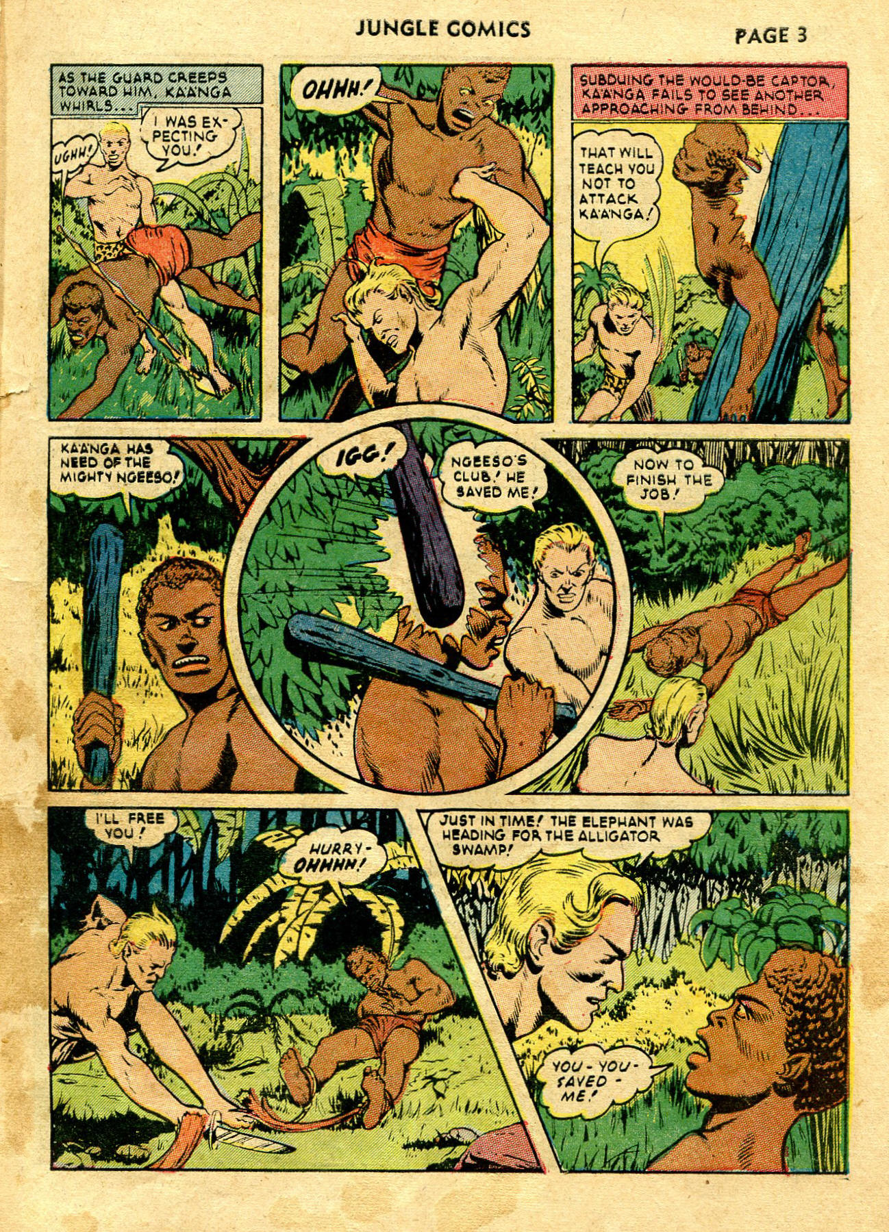 Read online Jungle Comics comic -  Issue #28 - 6
