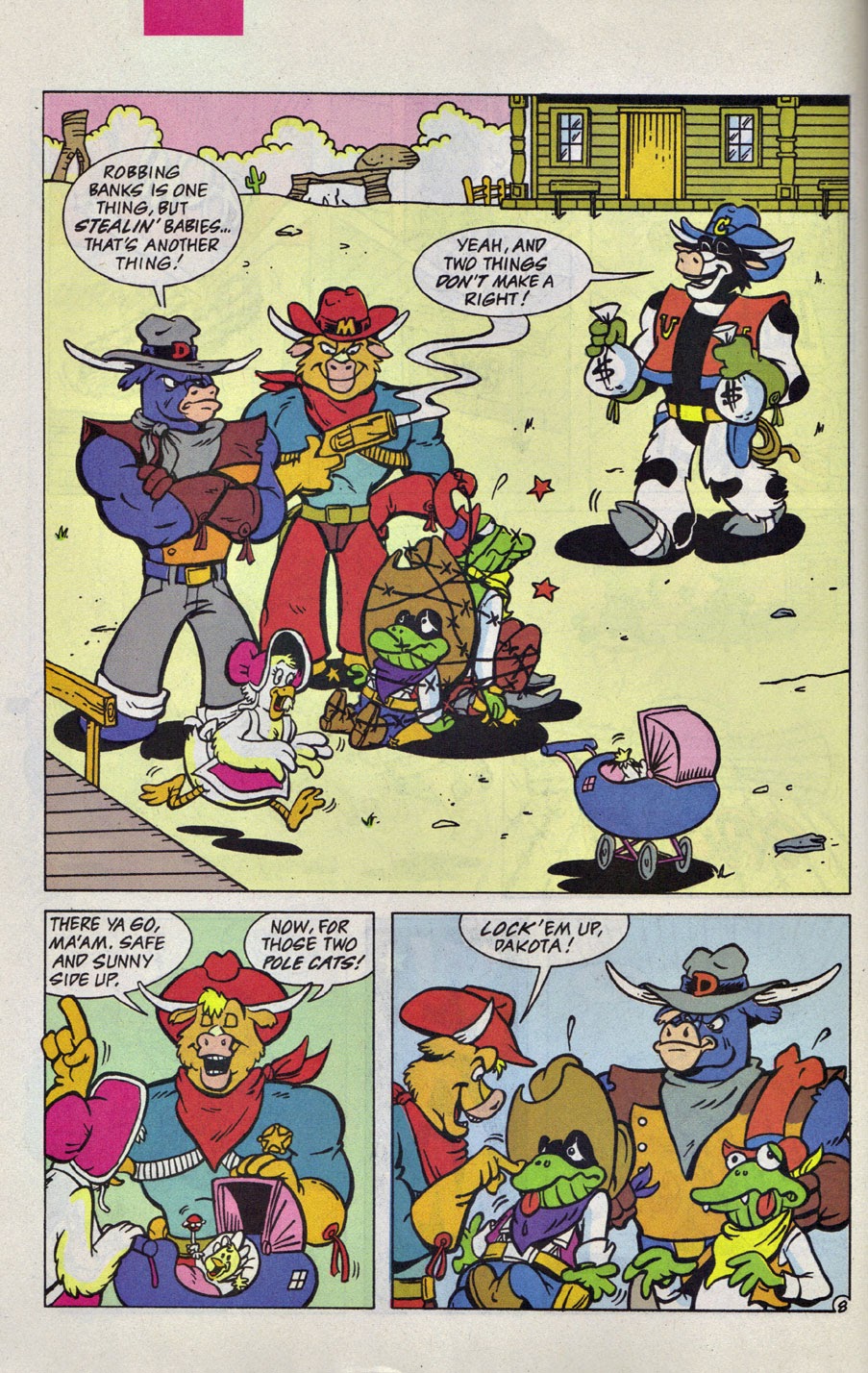 Read online Wild West C.O.W.-Boys Of Moo Mesa (1992) comic -  Issue #1 - 9
