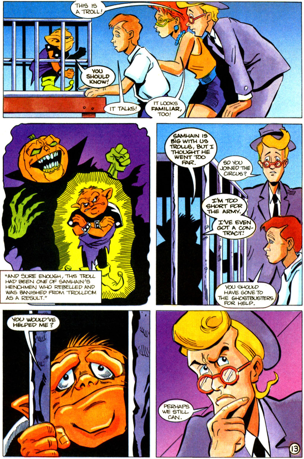 Read online Real Ghostbusters comic -  Issue #19 - 20