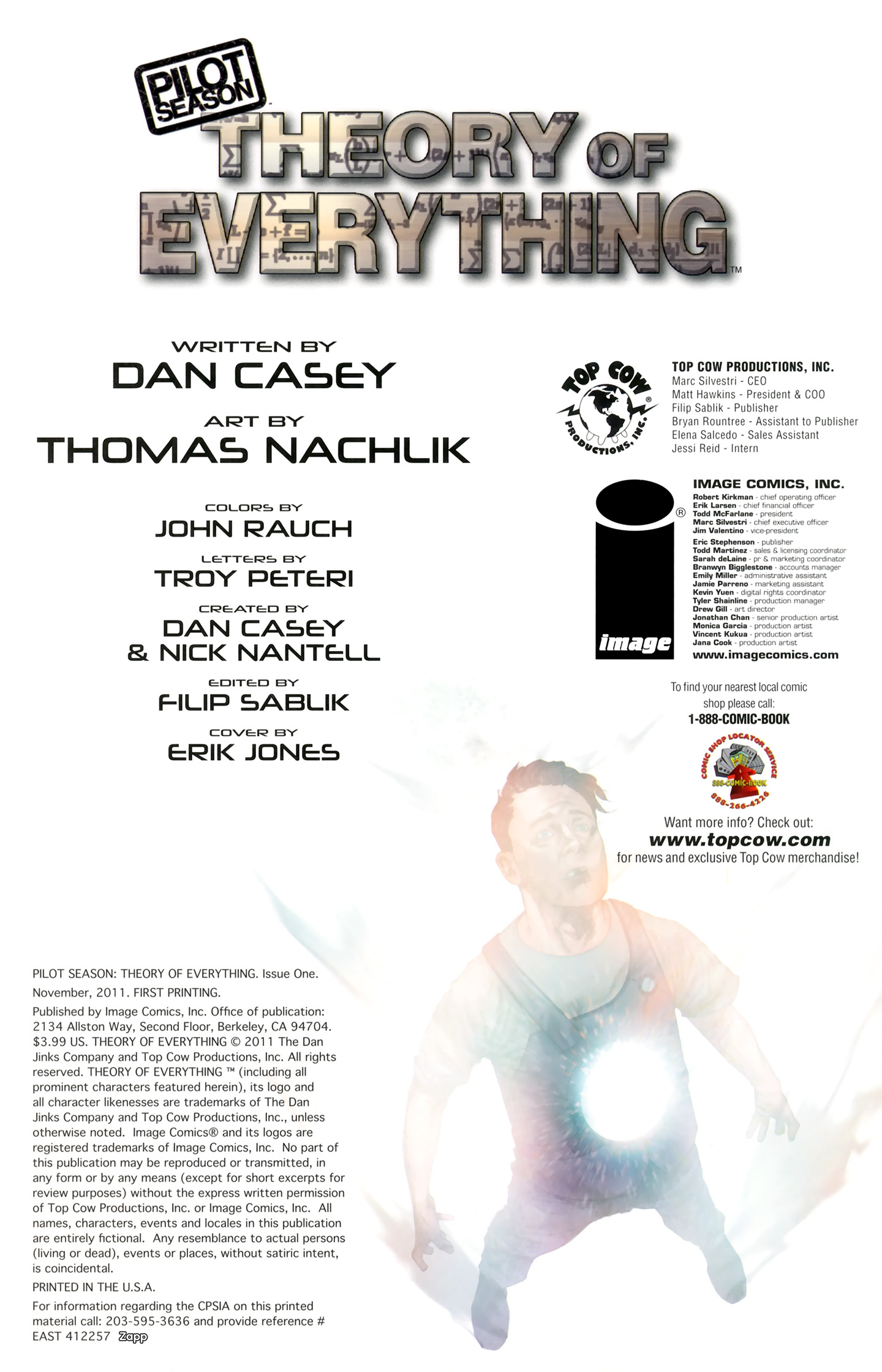 Read online Pilot Season 2011 comic -  Issue # Issue Theory of Everything - 2