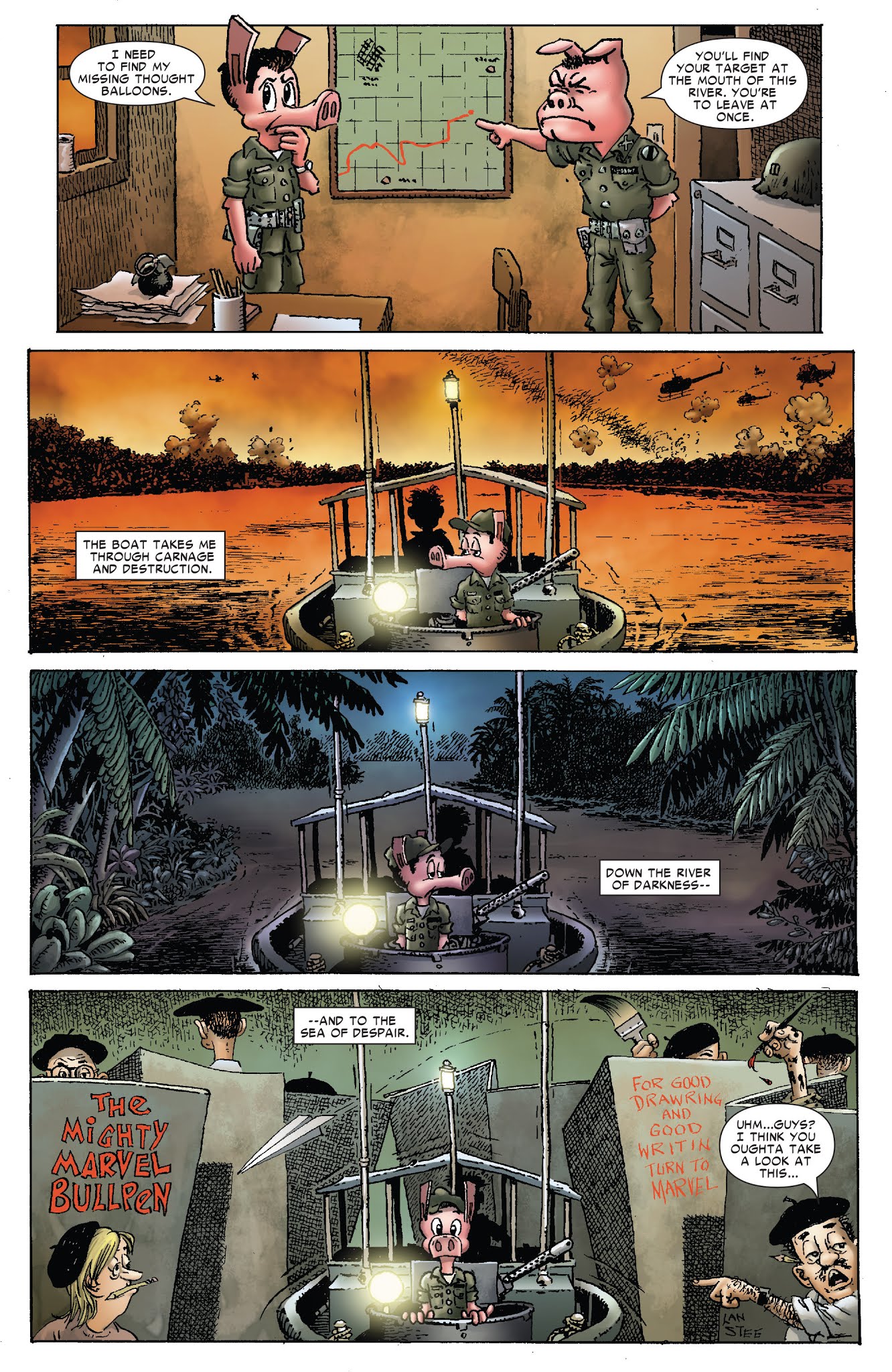 Read online Ultimate Civil War: Spider-Ham comic -  Issue # Full - 13