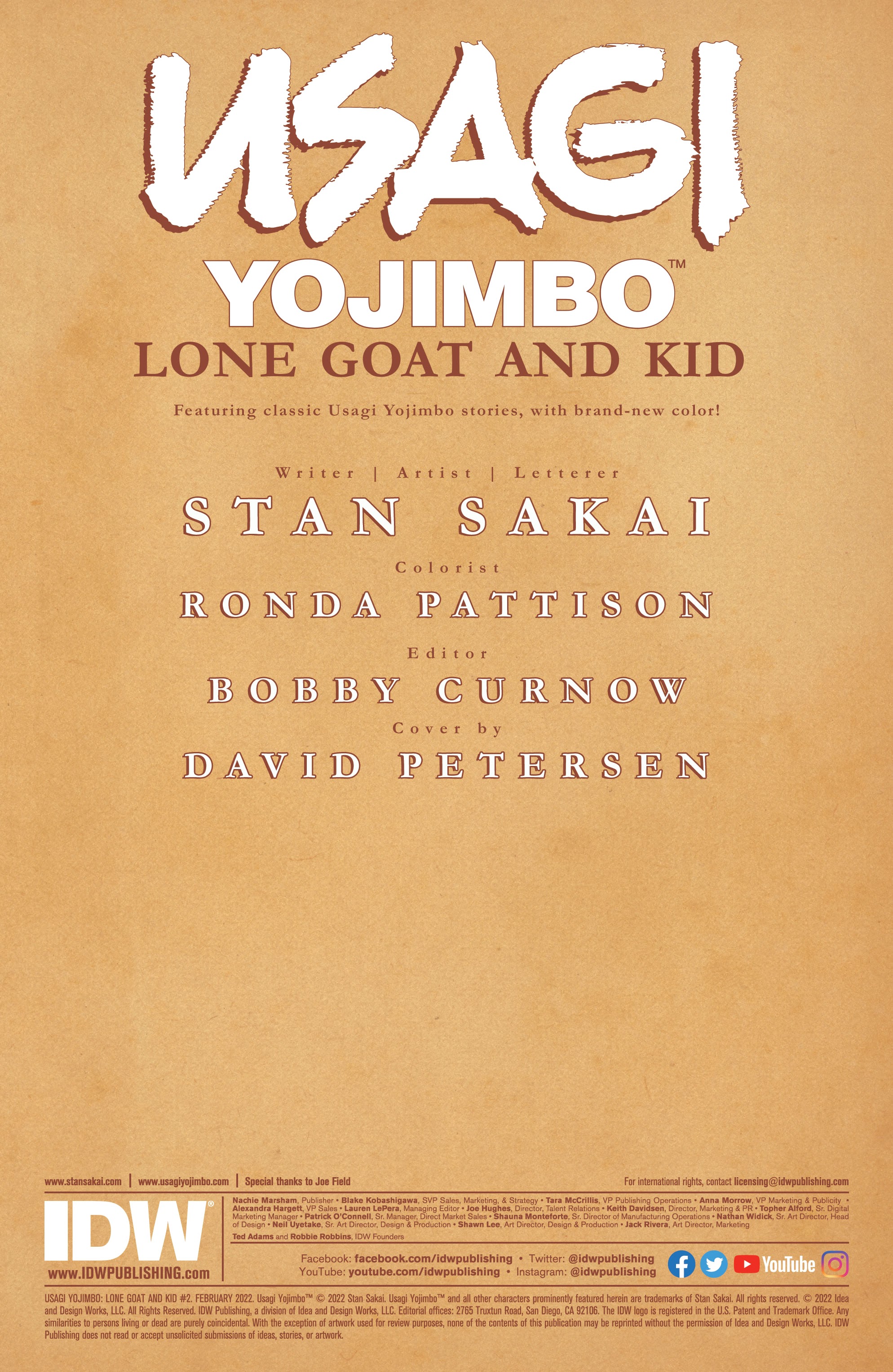 Read online Usagi Yojimbo: Lone Goat and Kid comic -  Issue #2 - 2