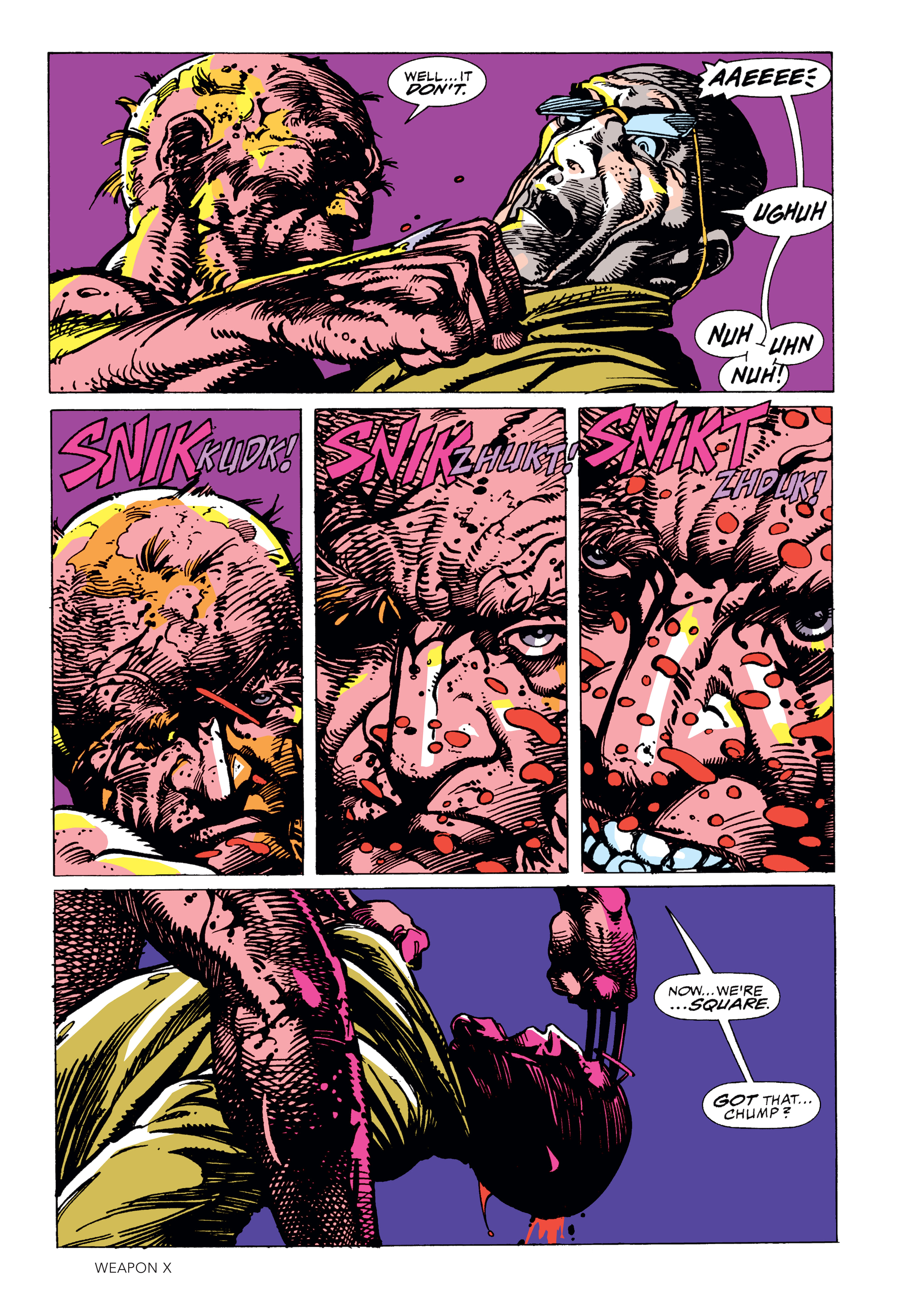 Read online Wolverine: Weapon X Gallery Edition comic -  Issue # TPB (Part 1) - 100