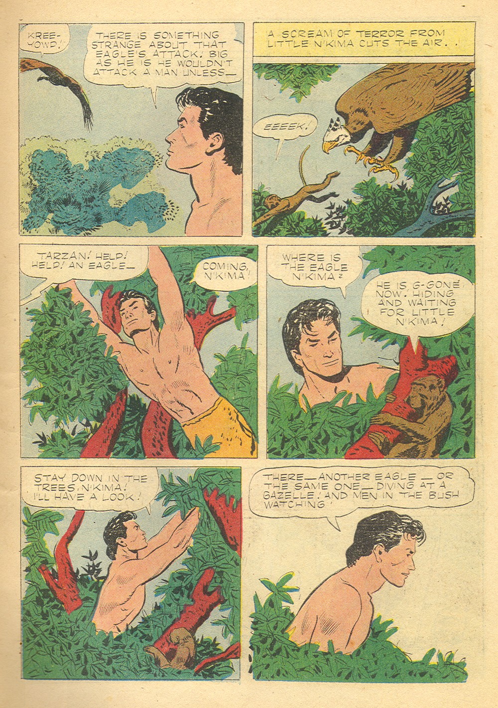 Read online Tarzan (1948) comic -  Issue #75 - 7