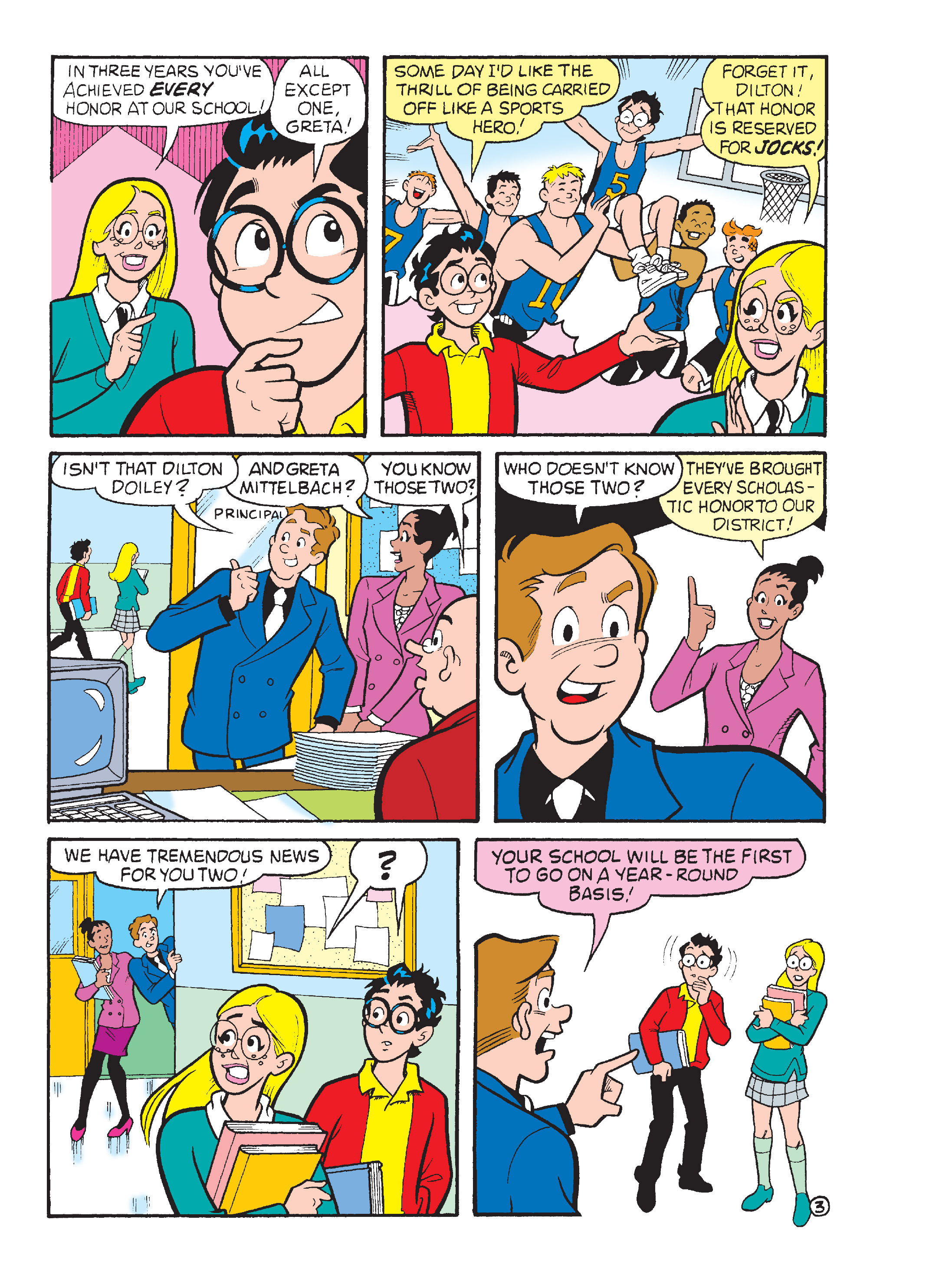 Read online Archie's Funhouse Double Digest comic -  Issue #19 - 21