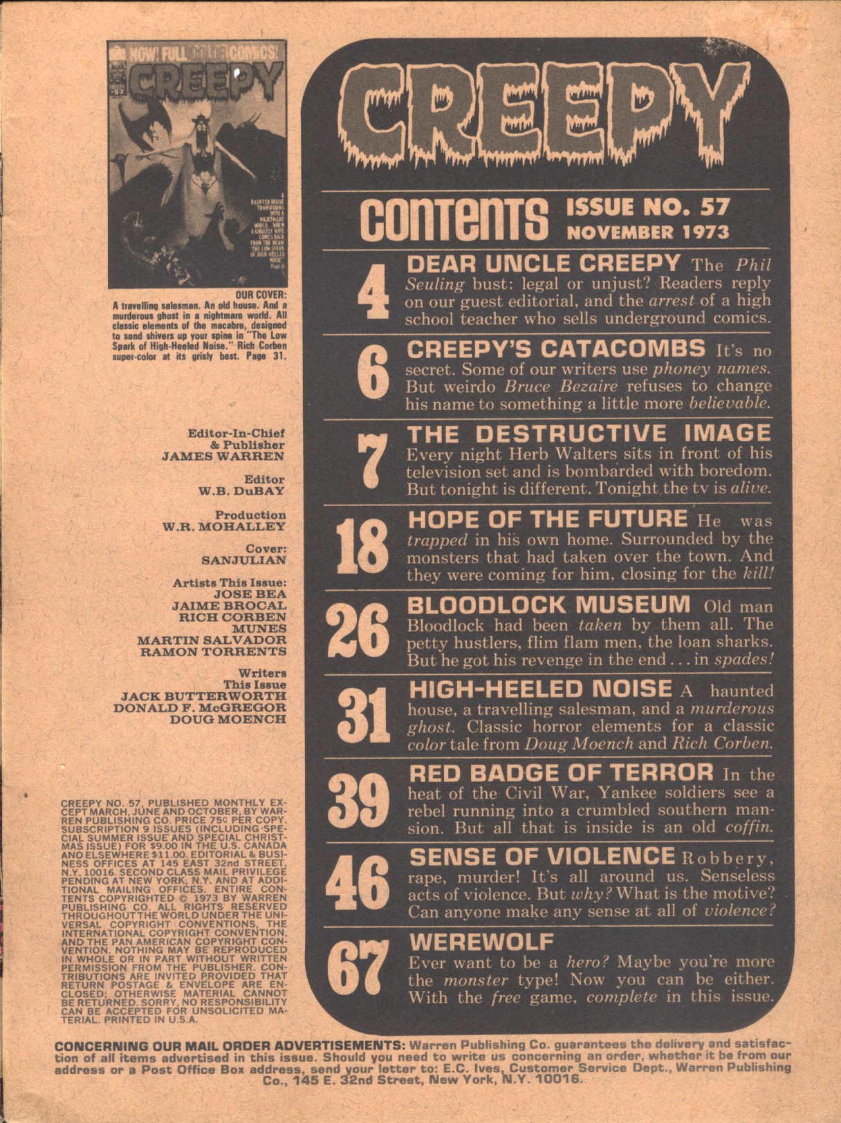 Creepy (1964) Issue #57 #57 - English 3