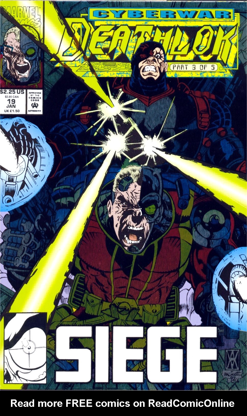 Read online Deathlok (1991) comic -  Issue #19 - 1