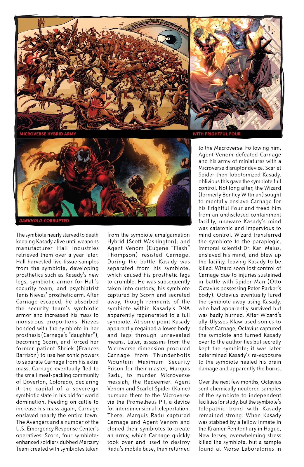 King In Black One-Shots issue Handbook - Page 14
