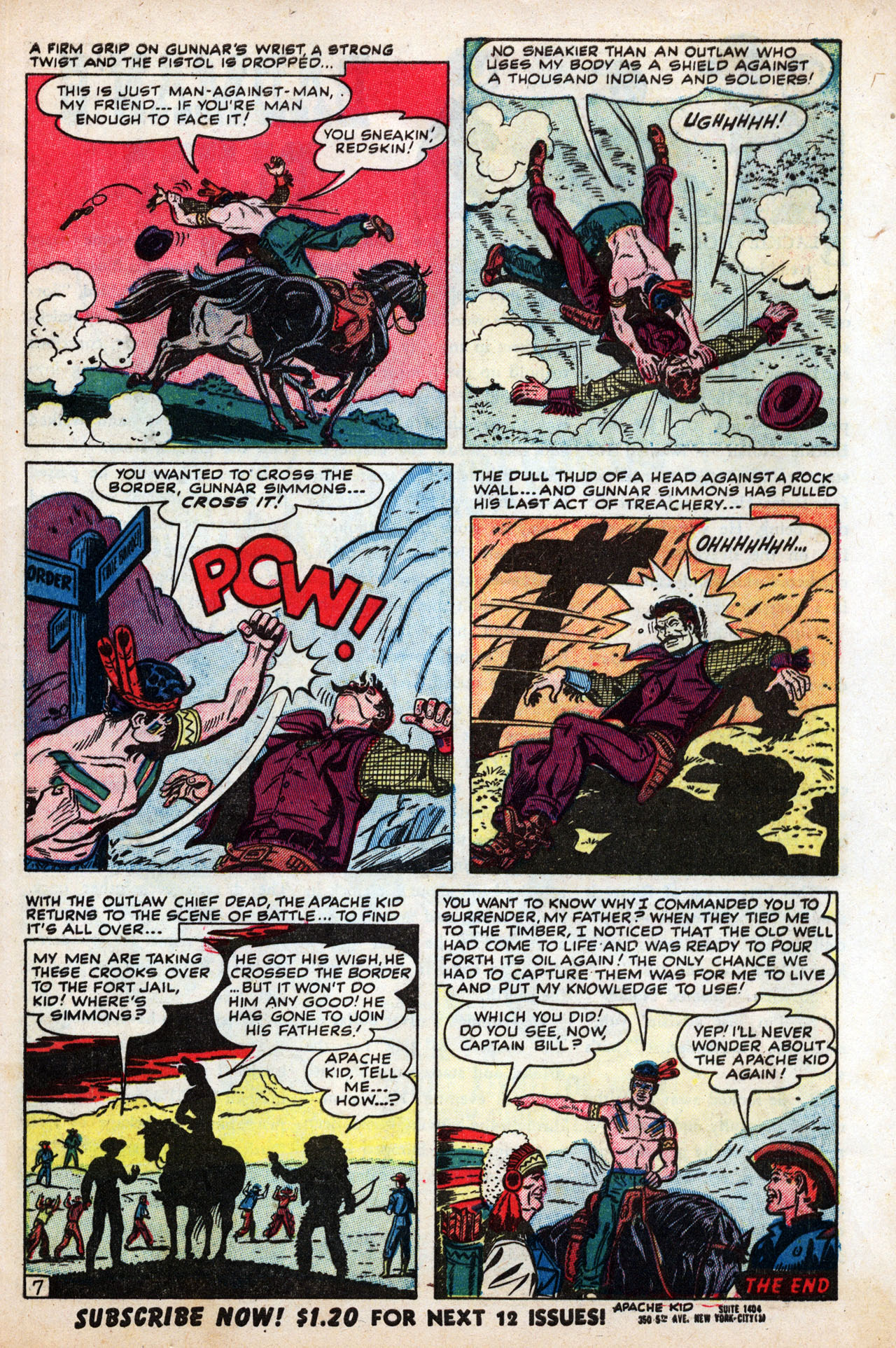 Read online Apache Kid comic -  Issue #9 - 9