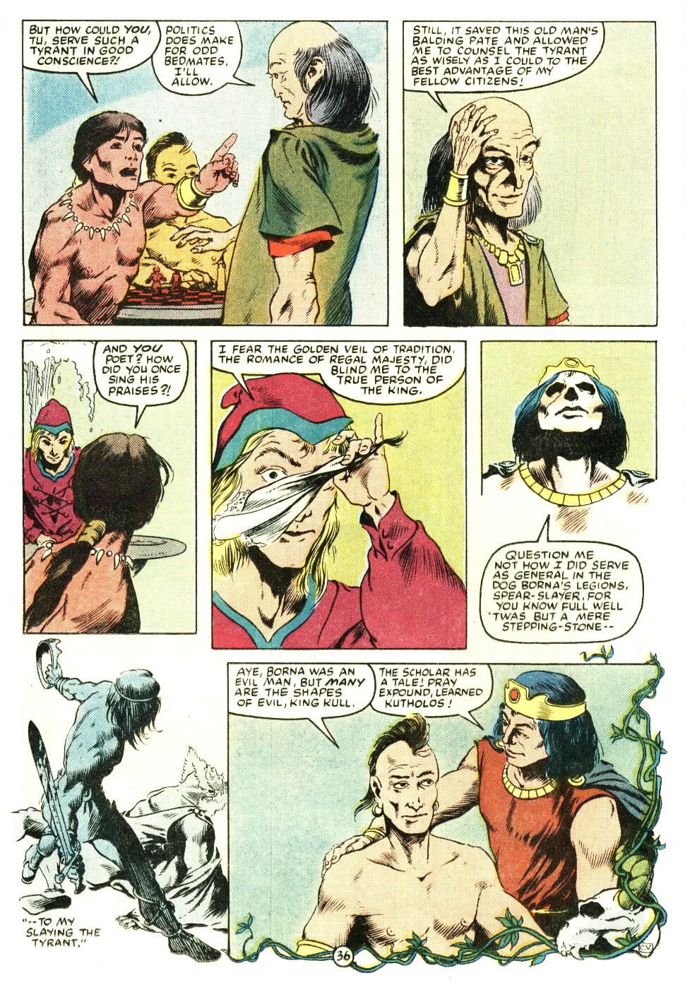 Read online Kull The Conqueror (1983) comic -  Issue #4 - 38