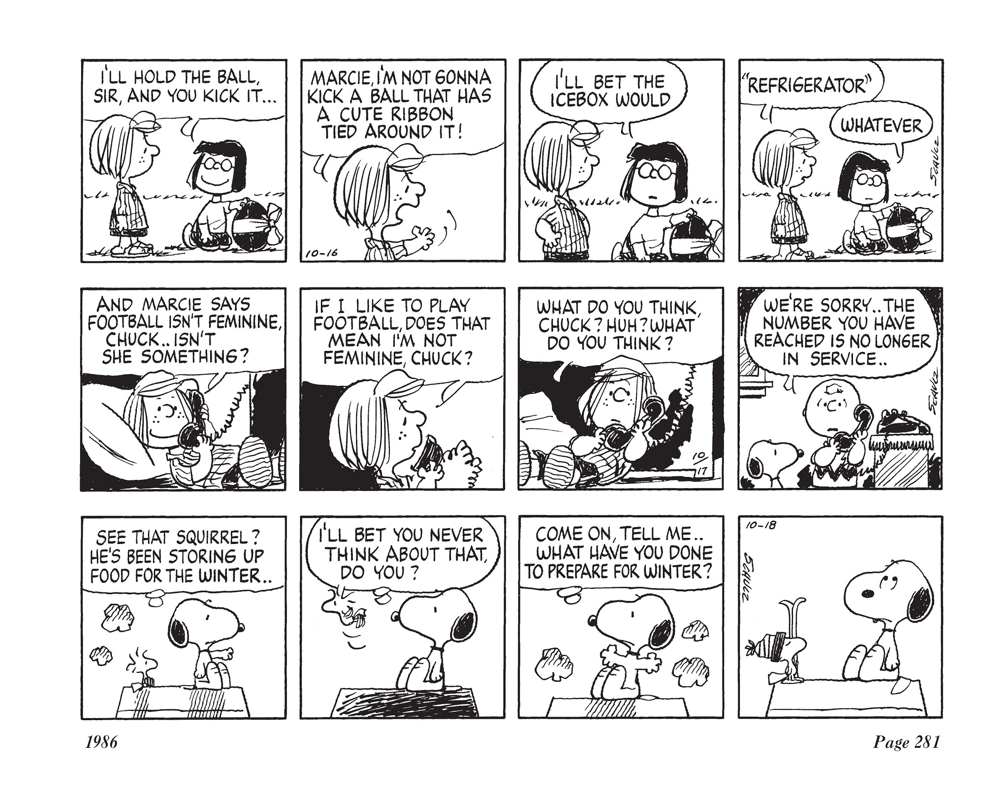 Read online The Complete Peanuts comic -  Issue # TPB 18 - 293