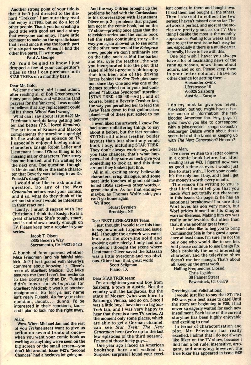 Star Trek: The Next Generation (1989) Issue #46 #55 - English 26