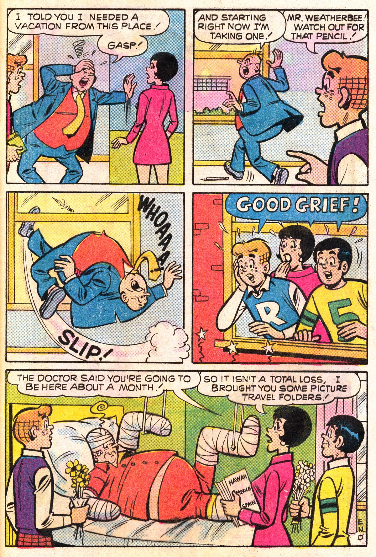Read online Reggie and Me (1966) comic -  Issue #87 - 27
