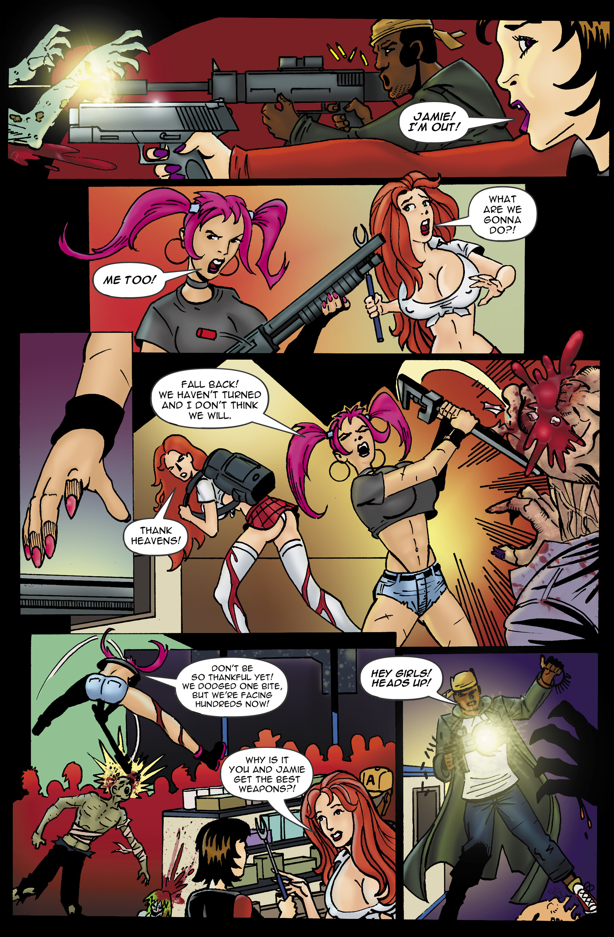 Read online Chaos Campus: Sorority Girls Vs. Zombies comic -  Issue #3 - 21