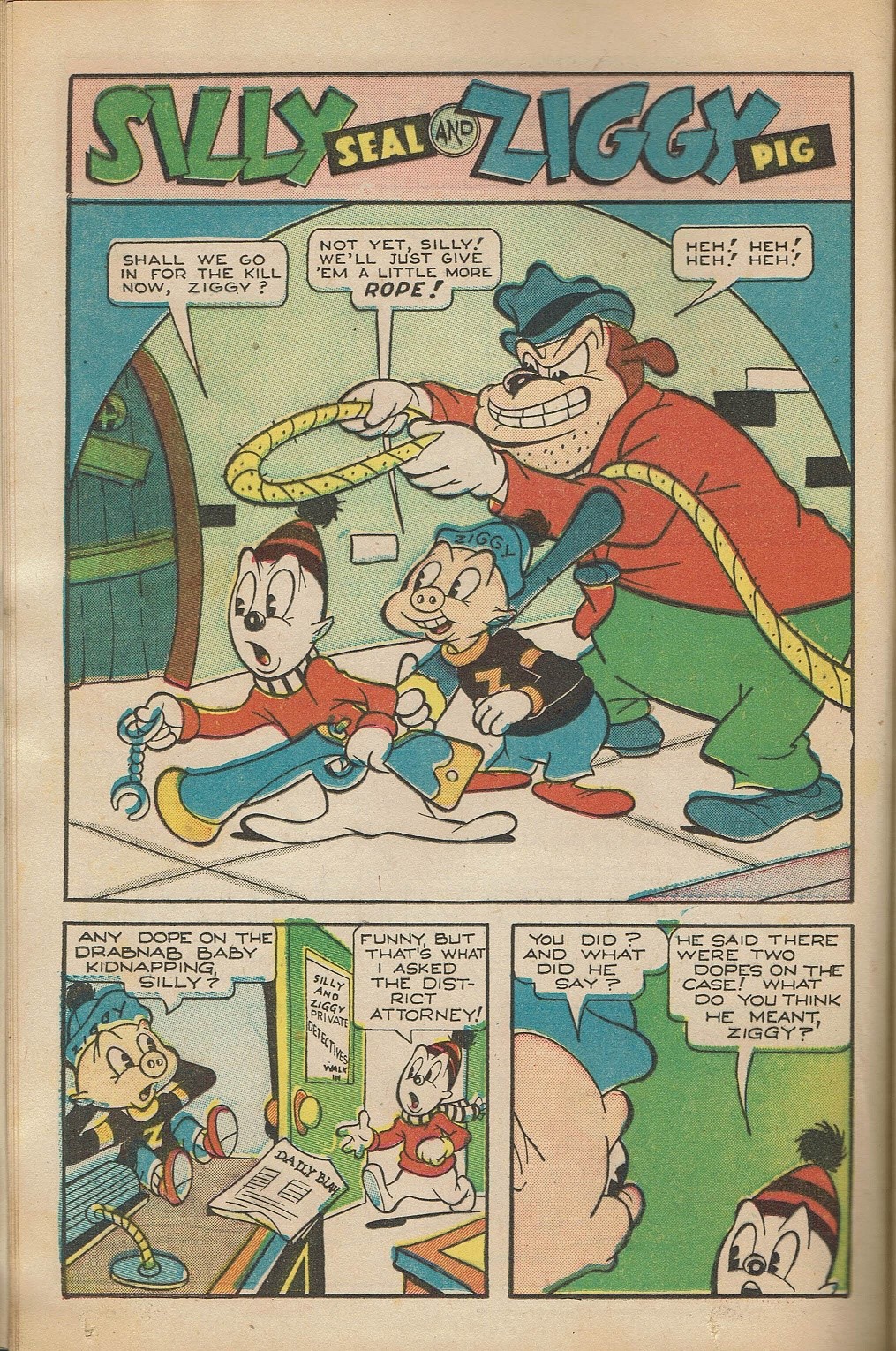 Read online Ziggy Pig-Silly Seal Comics (1944) comic -  Issue #4 - 12