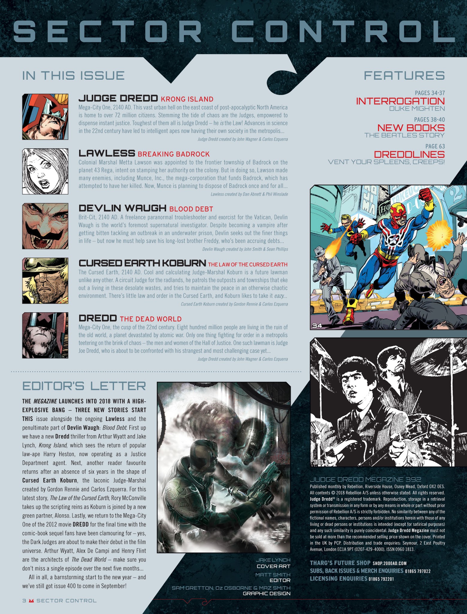 Read online Judge Dredd Megazine (Vol. 5) comic -  Issue #392 - 3