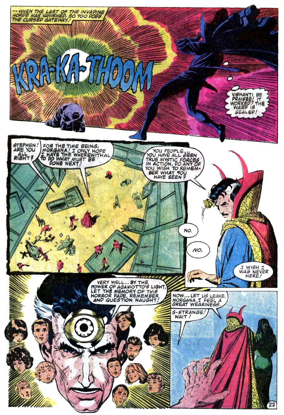 Read online Doctor Strange (1974) comic -  Issue #65 - 23