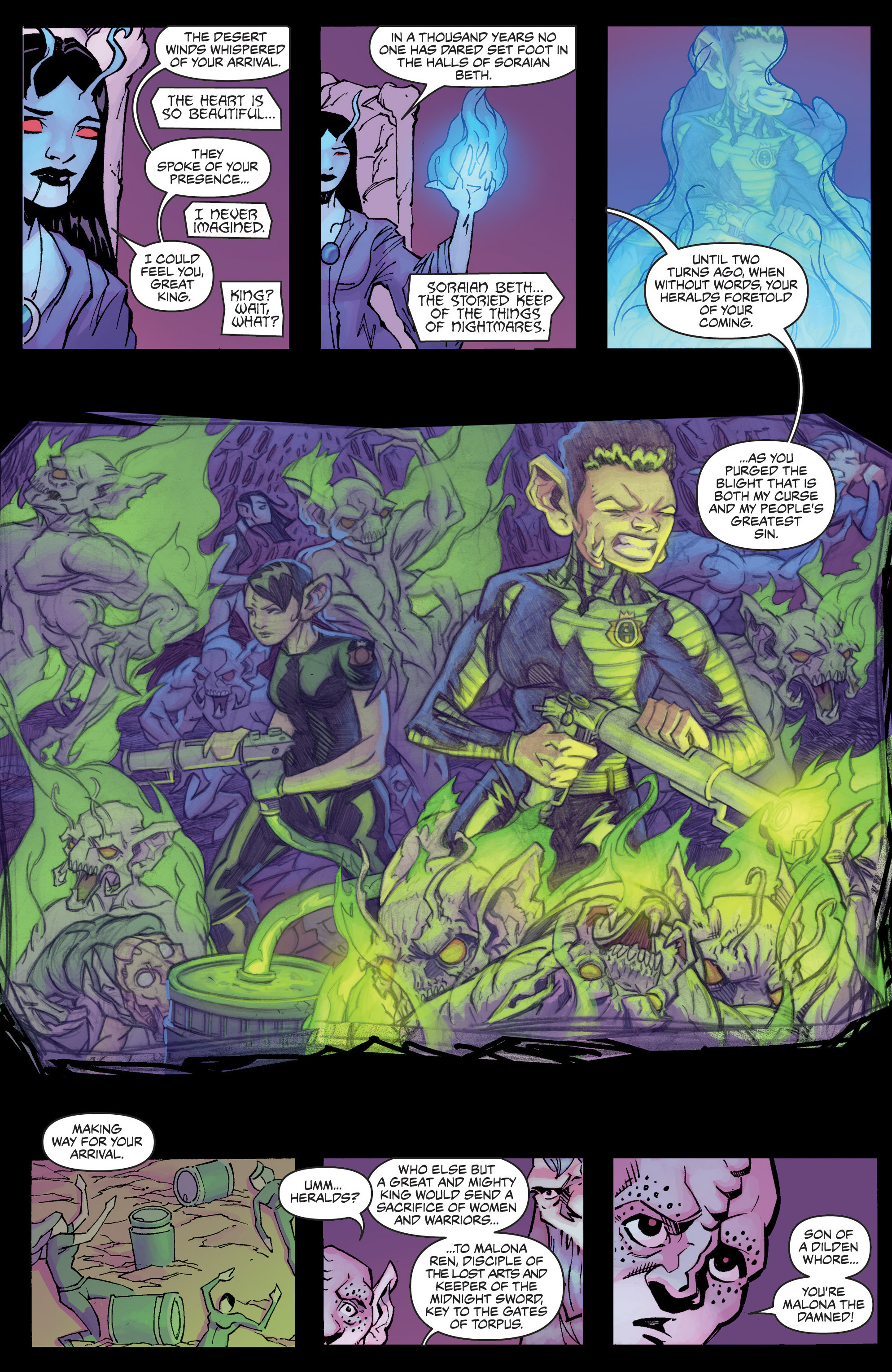 Read online Bigfoot: Sword of the Earthman (2015) comic -  Issue #3 - 11