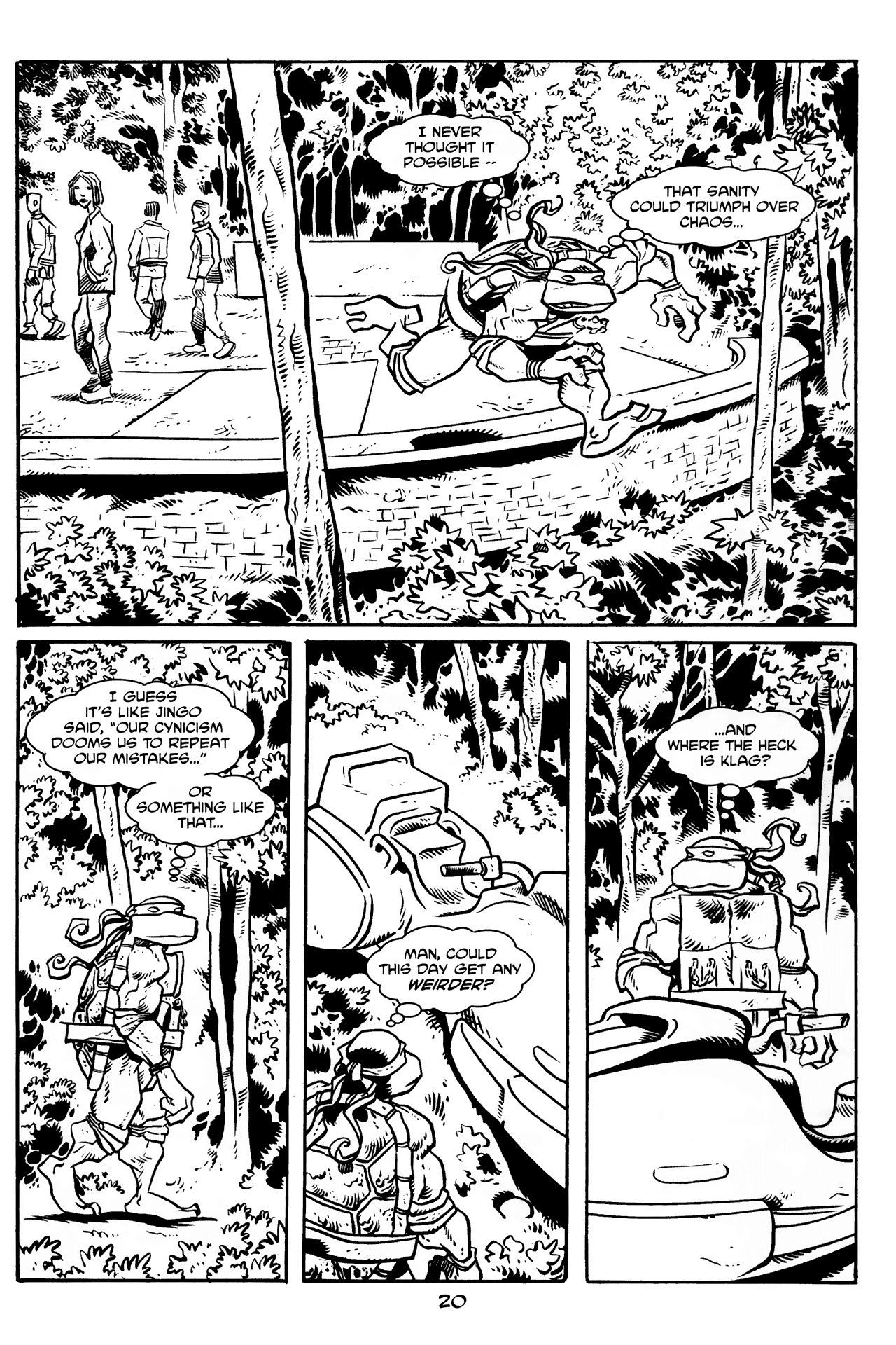 Read online Michelangelo The Third Kind comic -  Issue #4 - 22