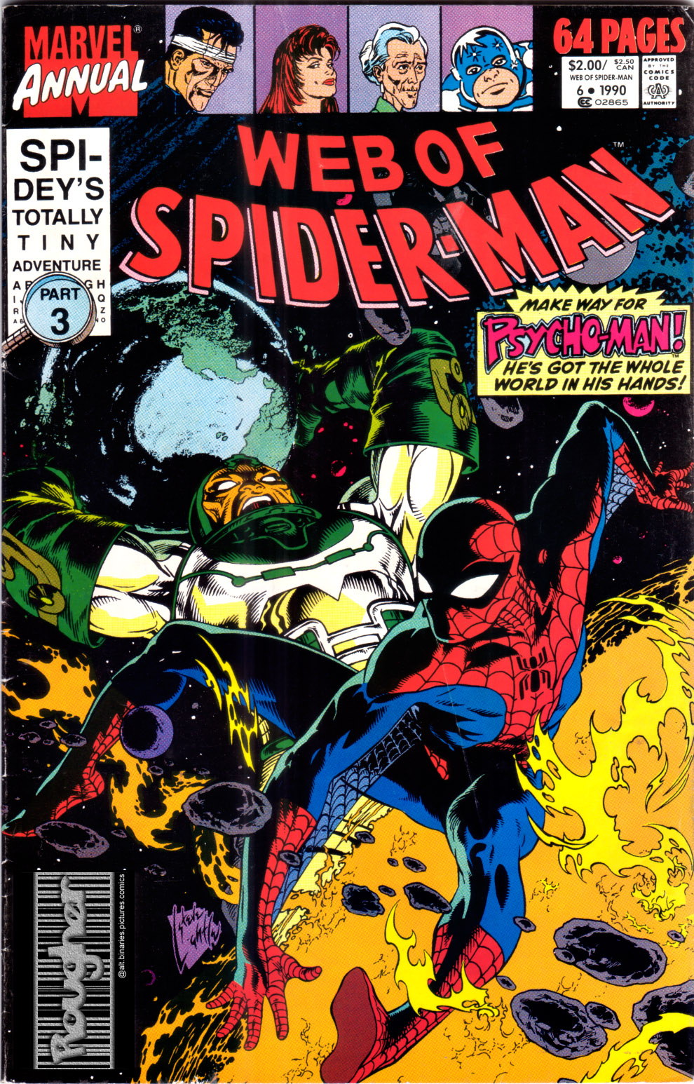 Read online Web of Spider-Man (1985) comic -  Issue # _Annual 6 - 1
