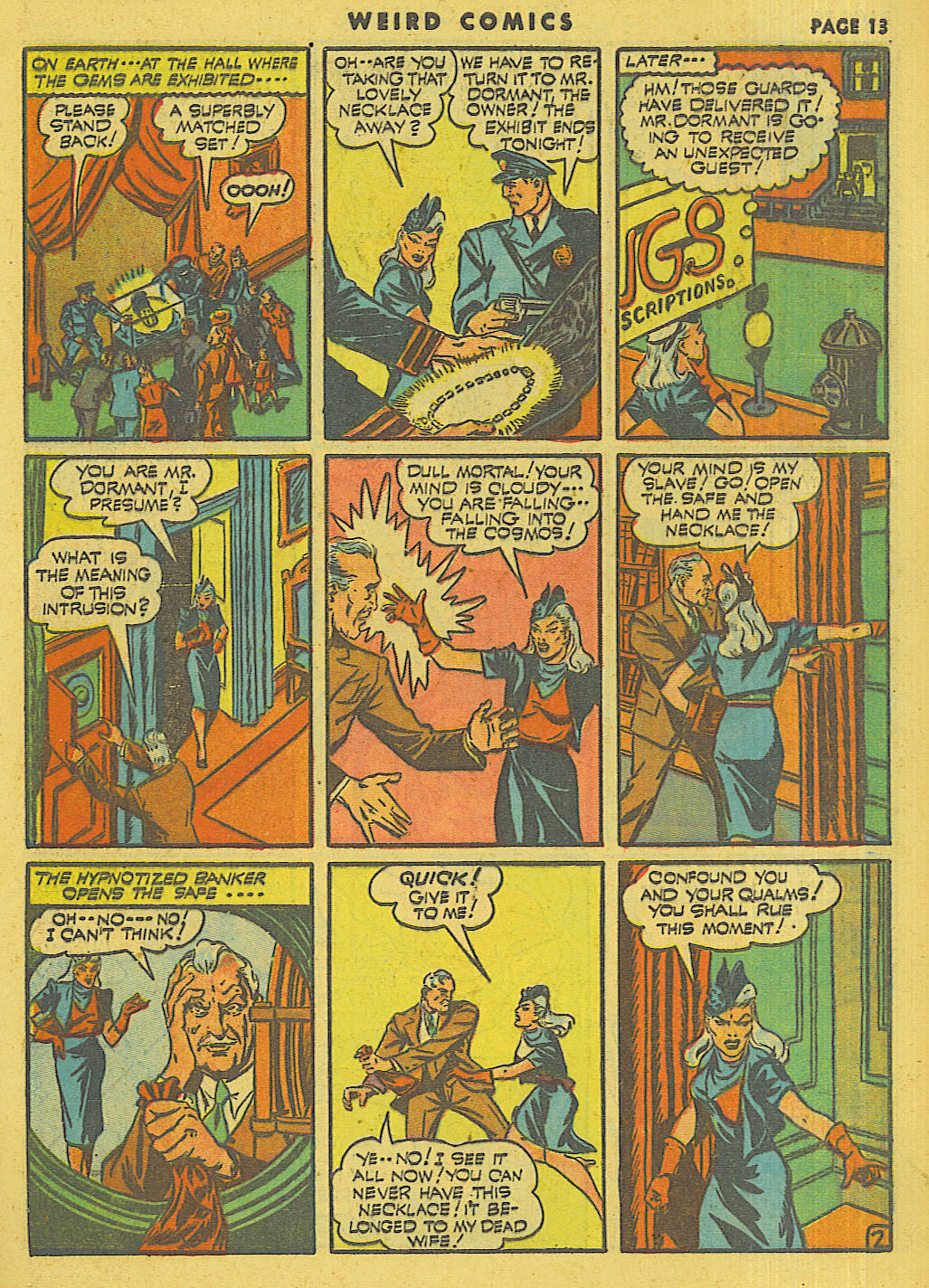 Read online Weird Comics comic -  Issue #17 - 14