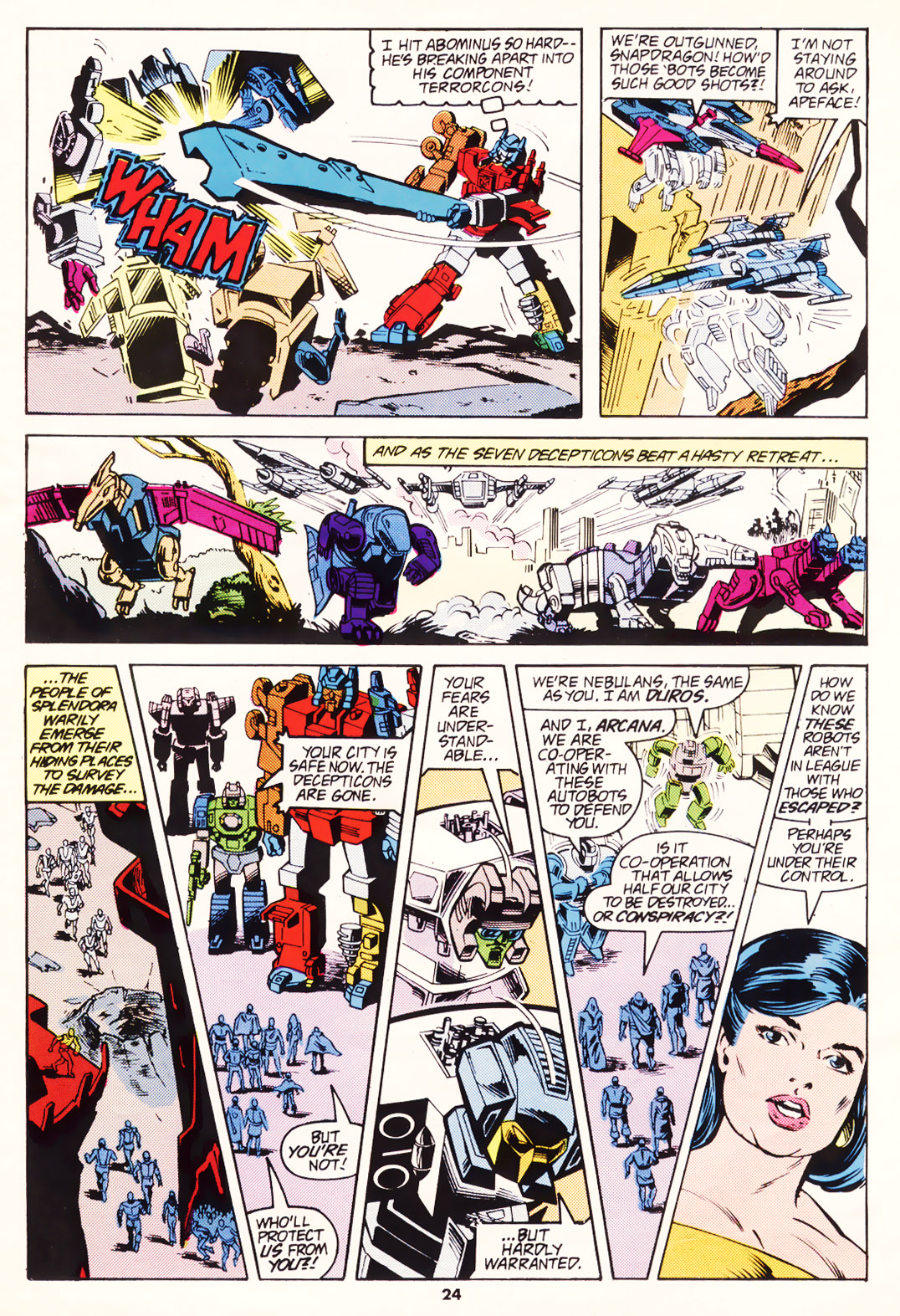 Read online The Transformers (UK) comic -  Issue #138 - 21