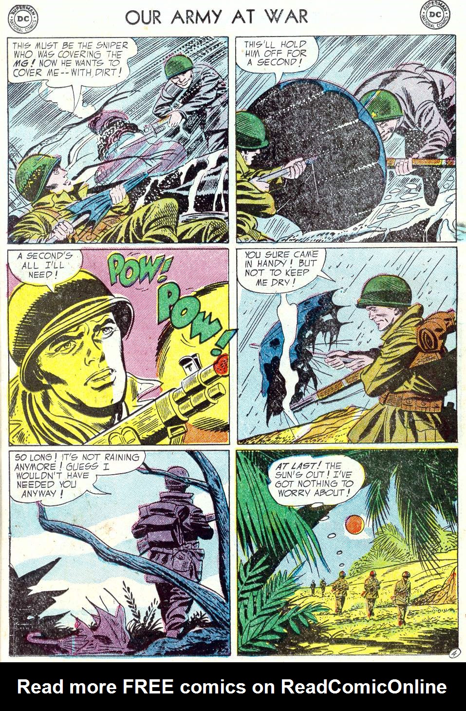 Read online Our Army at War (1952) comic -  Issue #34 - 23