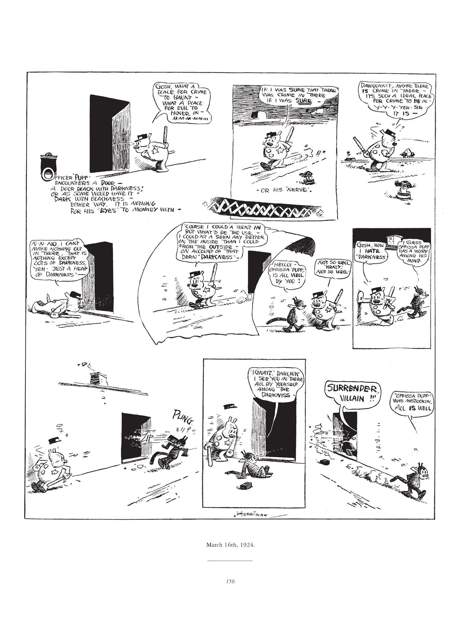 Read online Krazy & Ignatz comic -  Issue # TPB 3 - 159
