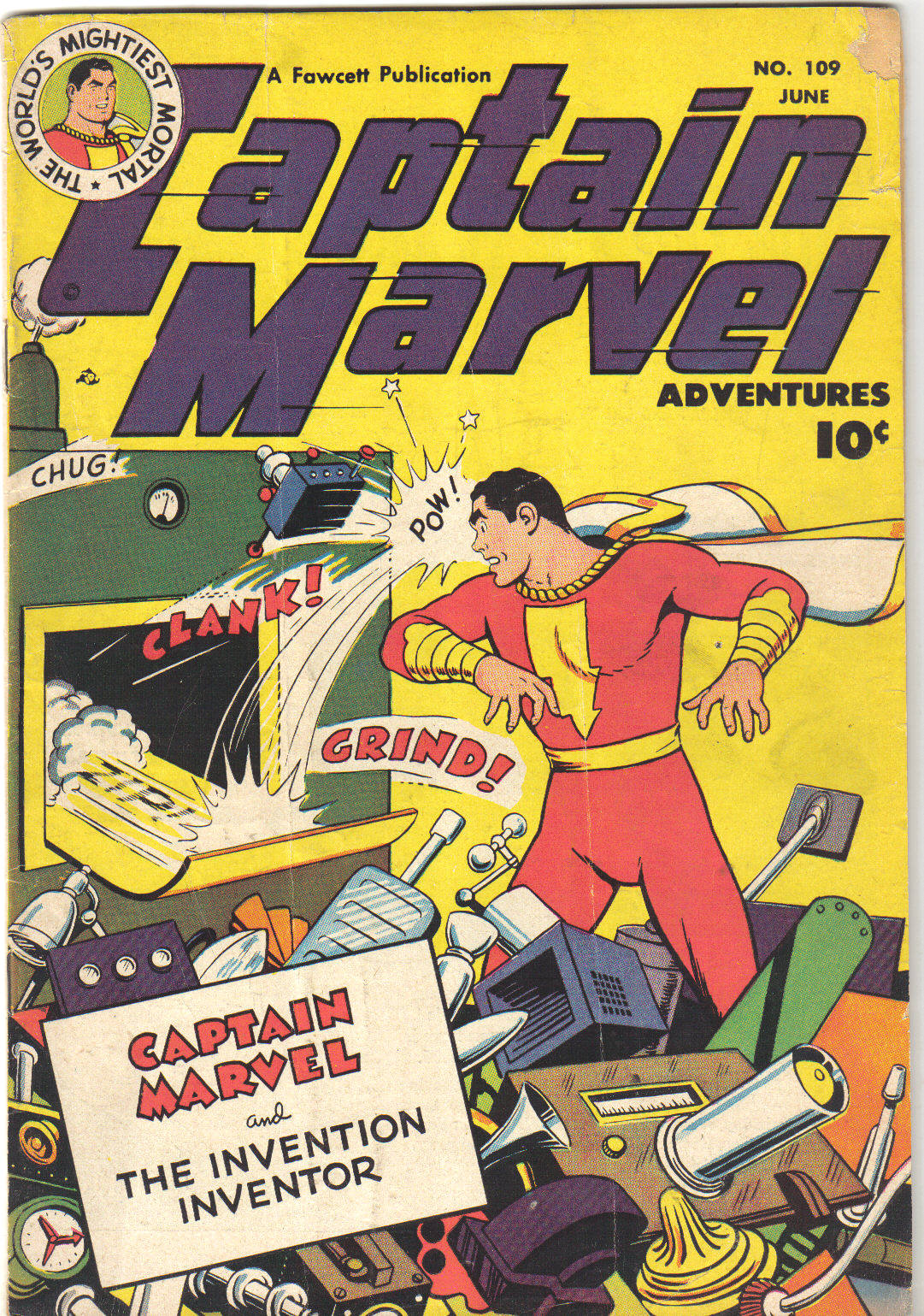 Read online Captain Marvel Adventures comic -  Issue #109 - 1
