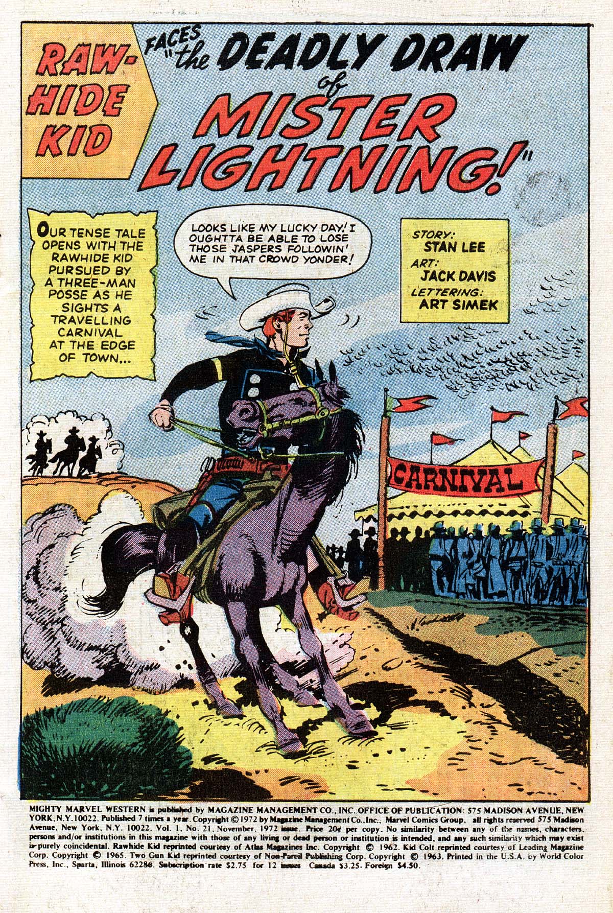 Read online The Mighty Marvel Western comic -  Issue #21 - 2