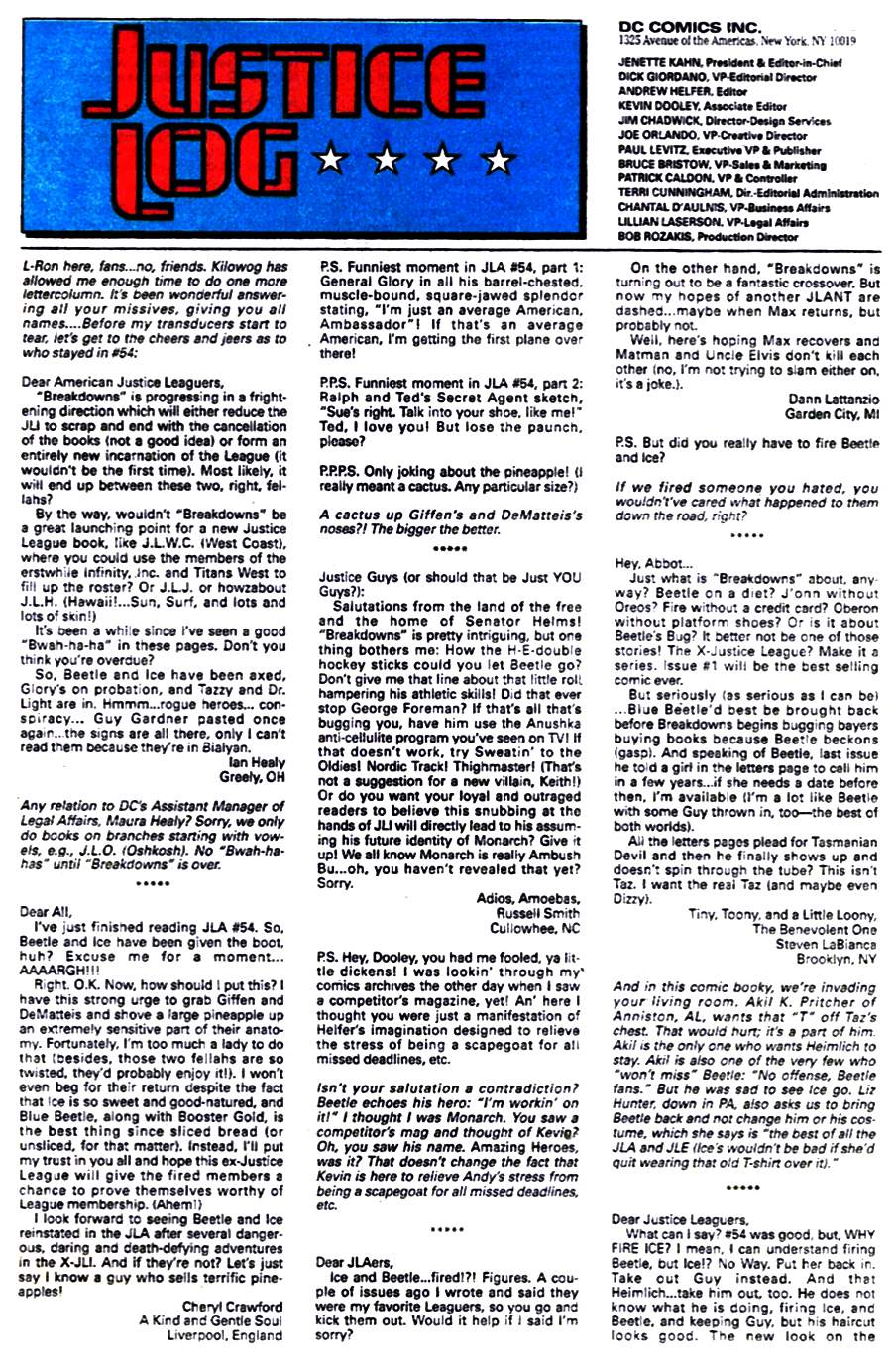 Read online Justice League America comic -  Issue #58 - 24