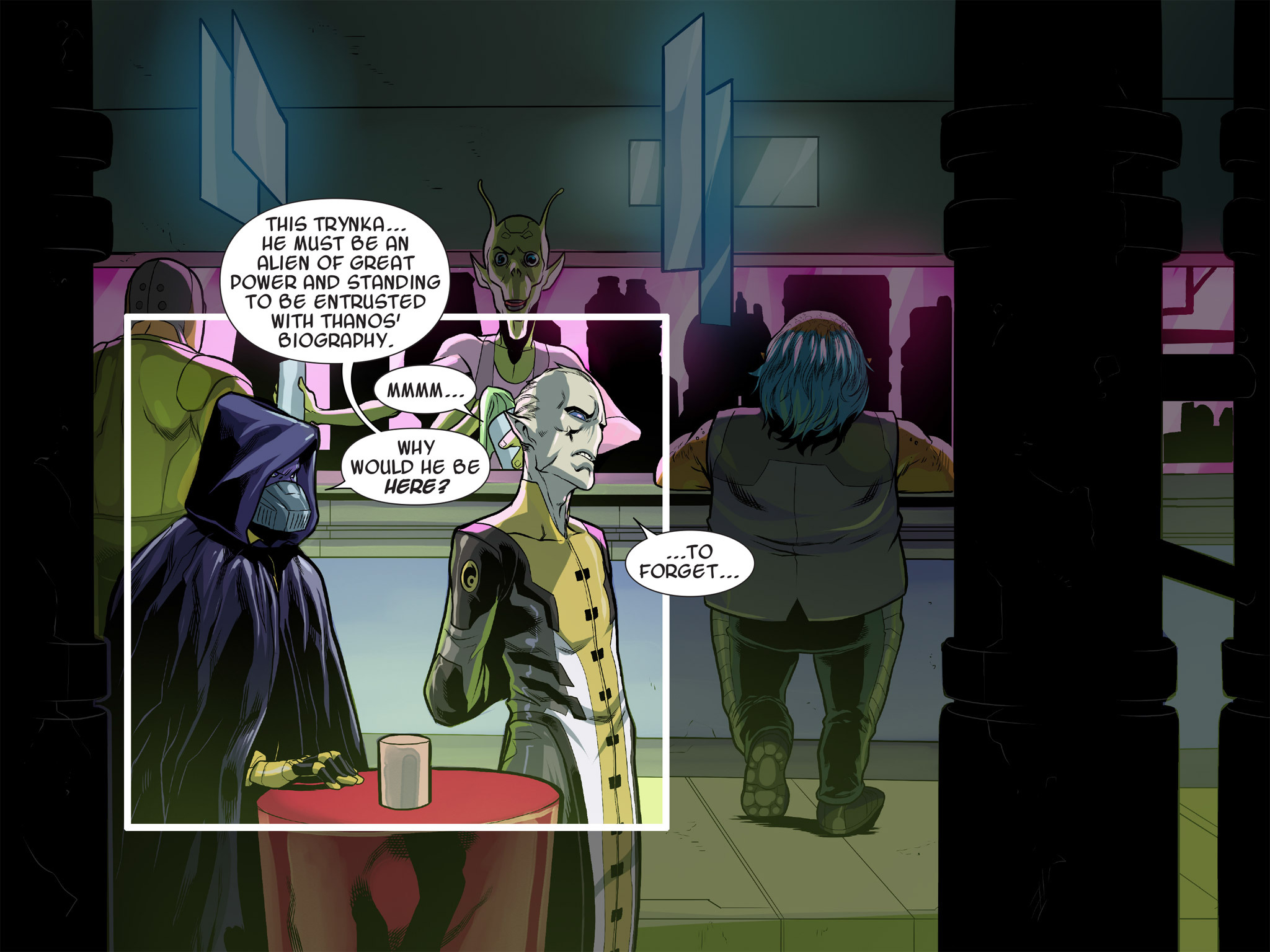 Read online Thanos: A God Up There Listening comic -  Issue # TPB - 61