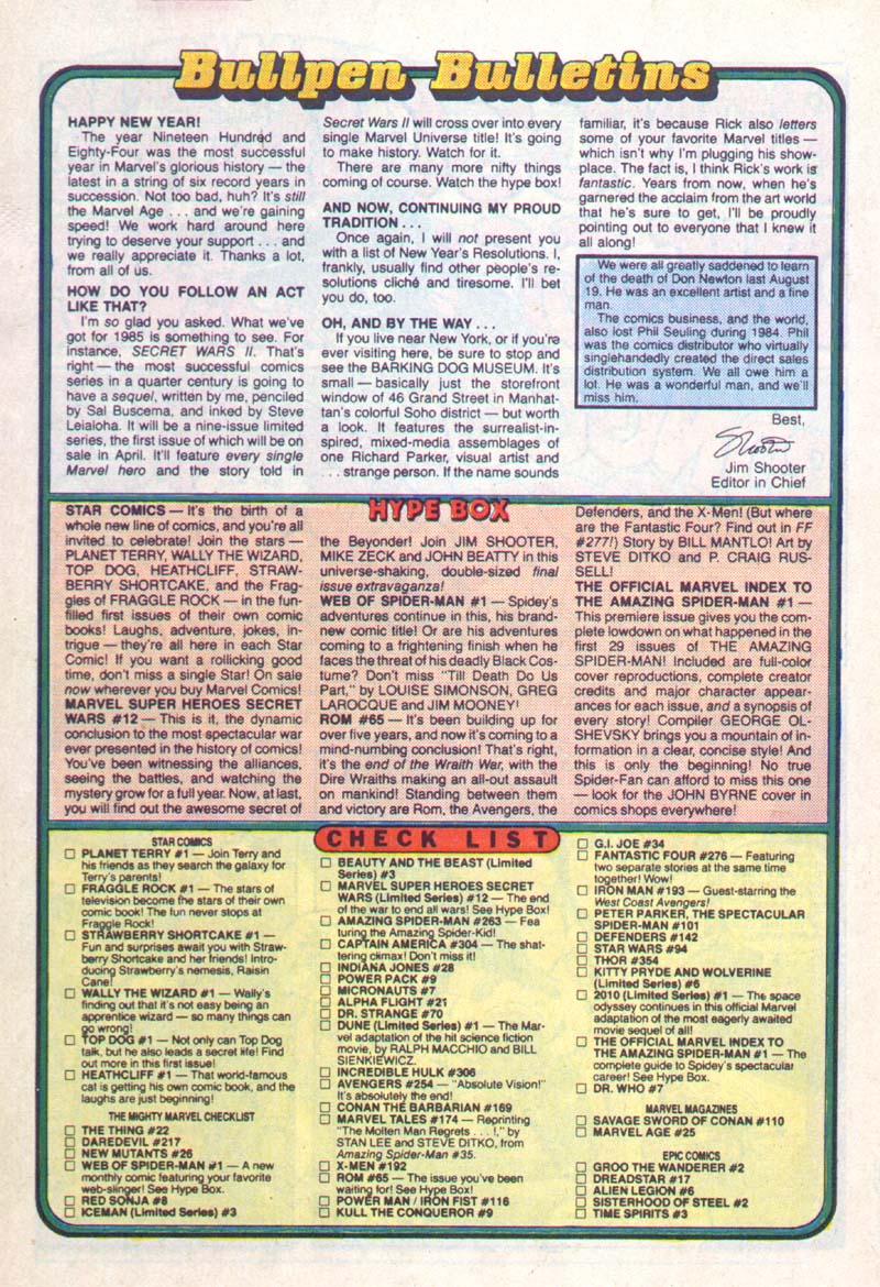 Read online Web of Spider-Man (1985) comic -  Issue #1 - 23