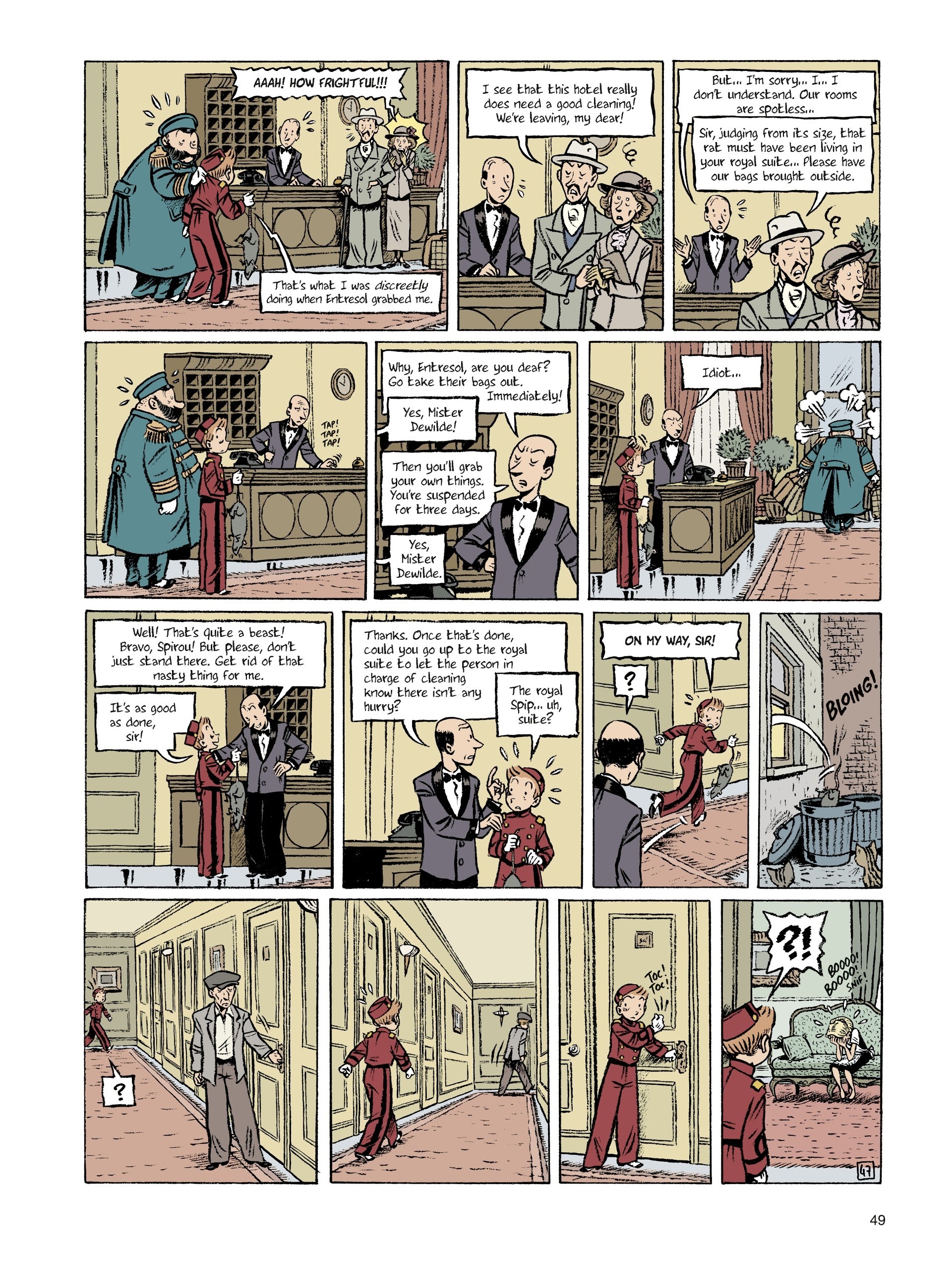 Read online Spirou: The Diary of a Naive Young Man comic -  Issue # TPB - 49