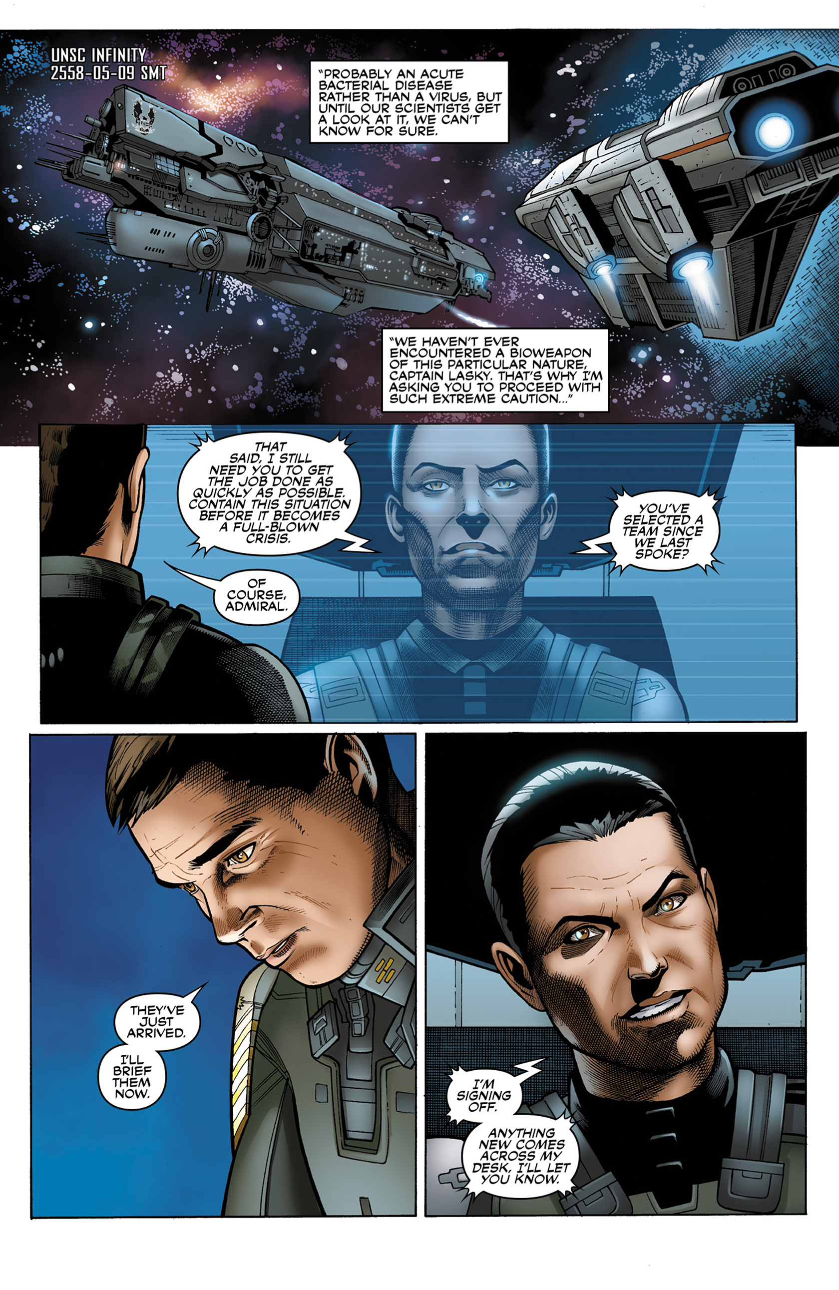 Read online Halo: Escalation comic -  Issue #11 - 5