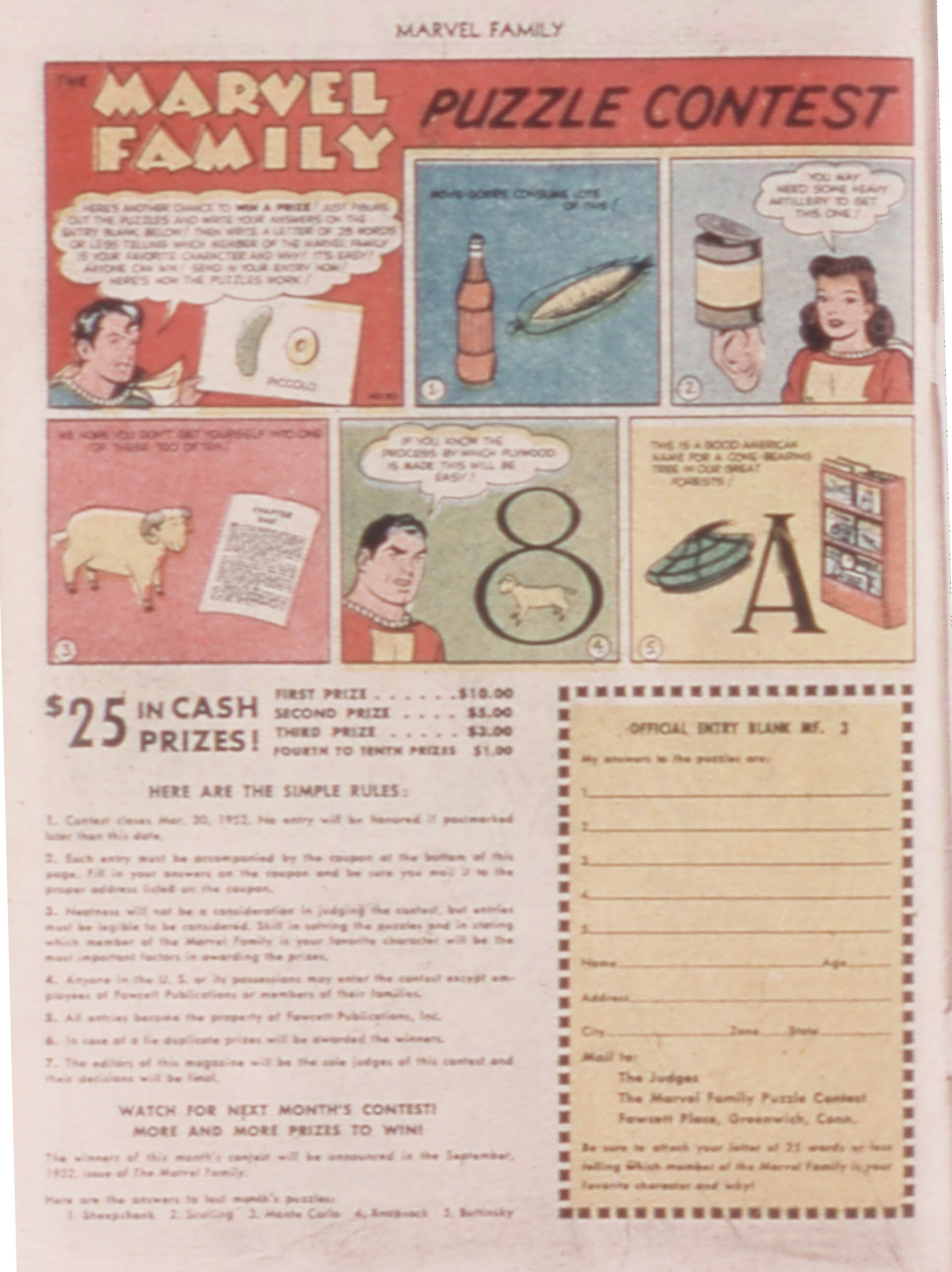 Read online The Marvel Family comic -  Issue #70 - 35