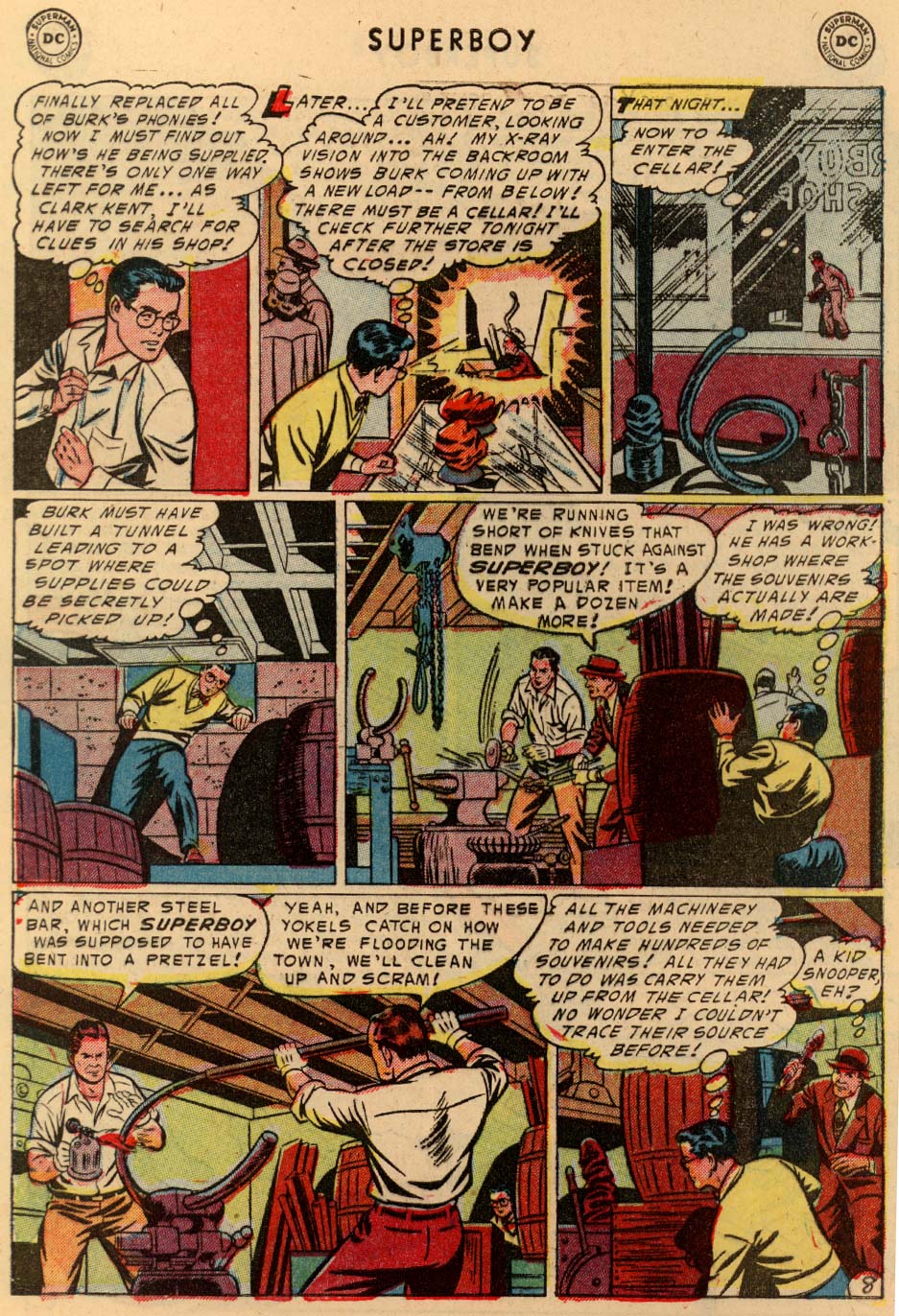 Read online Superboy (1949) comic -  Issue #36 - 9