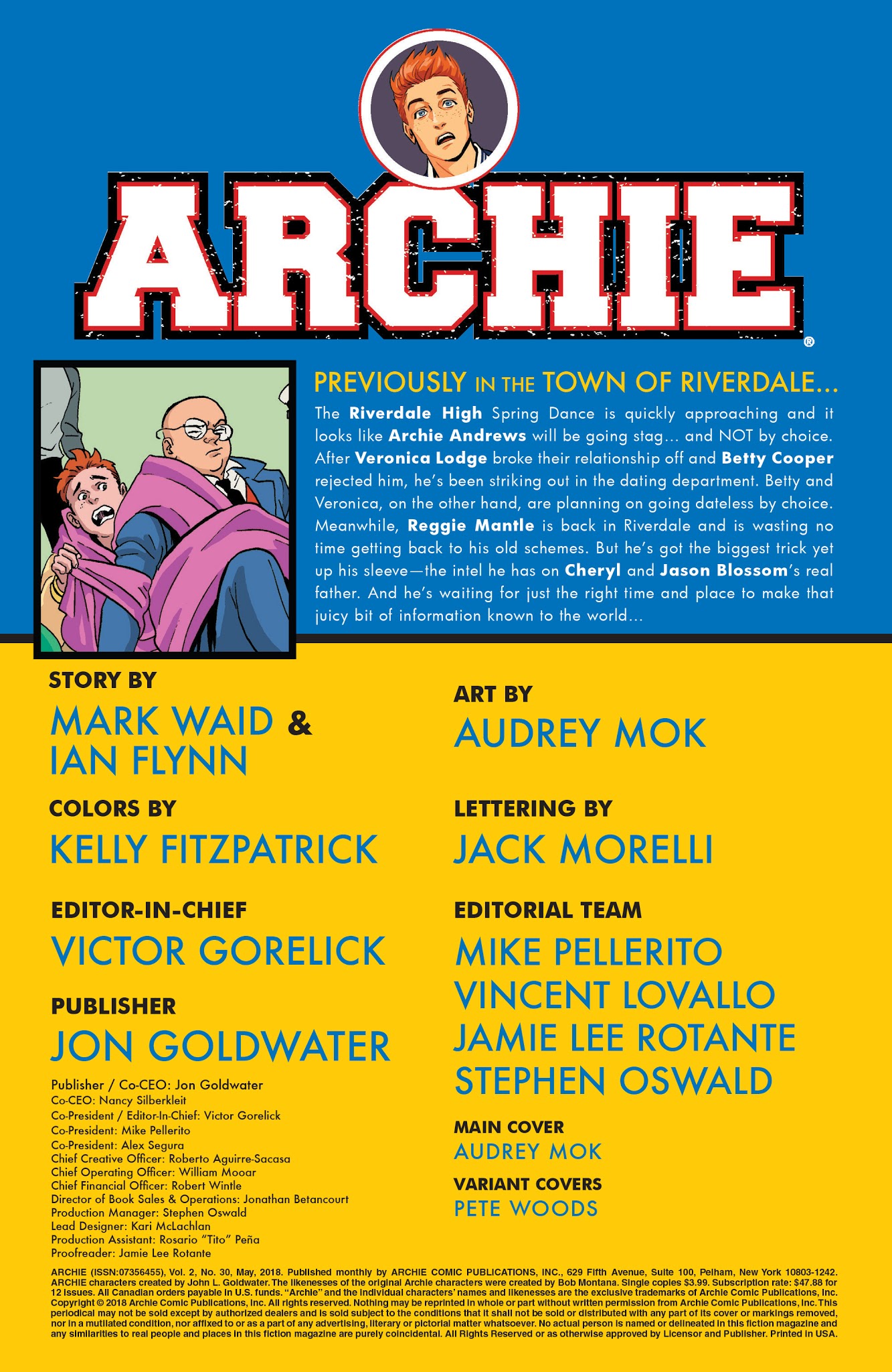 Read online Archie (2015) comic -  Issue #29 - 2