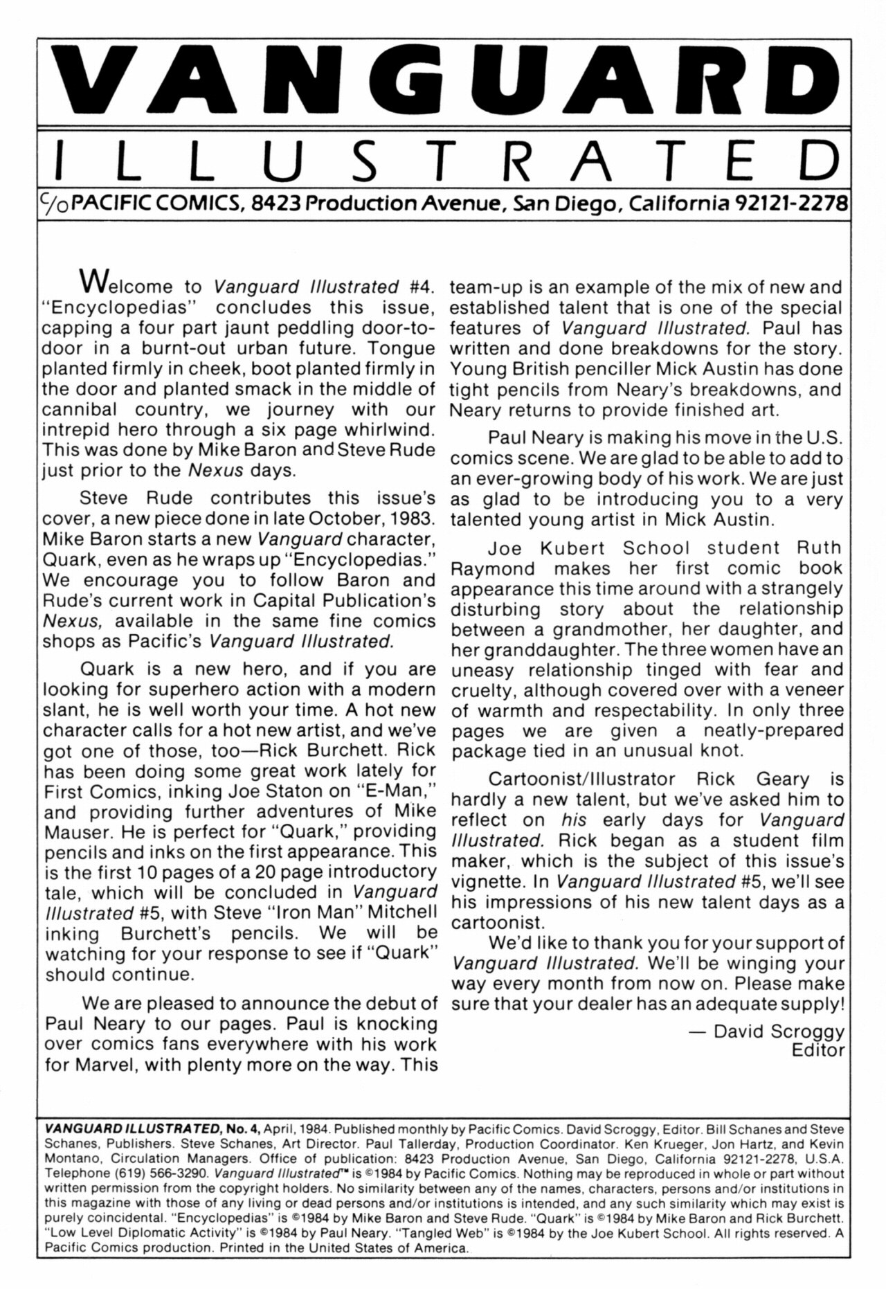 Read online Vanguard Illustrated comic -  Issue #4 - 2