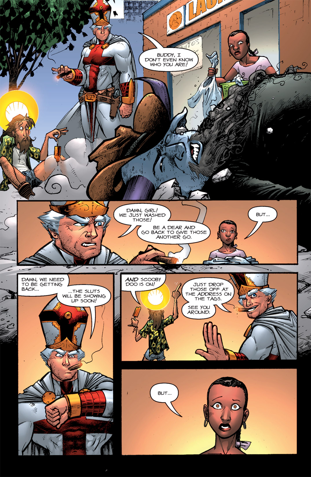 Read online Battle Pope comic -  Issue #6 - 16