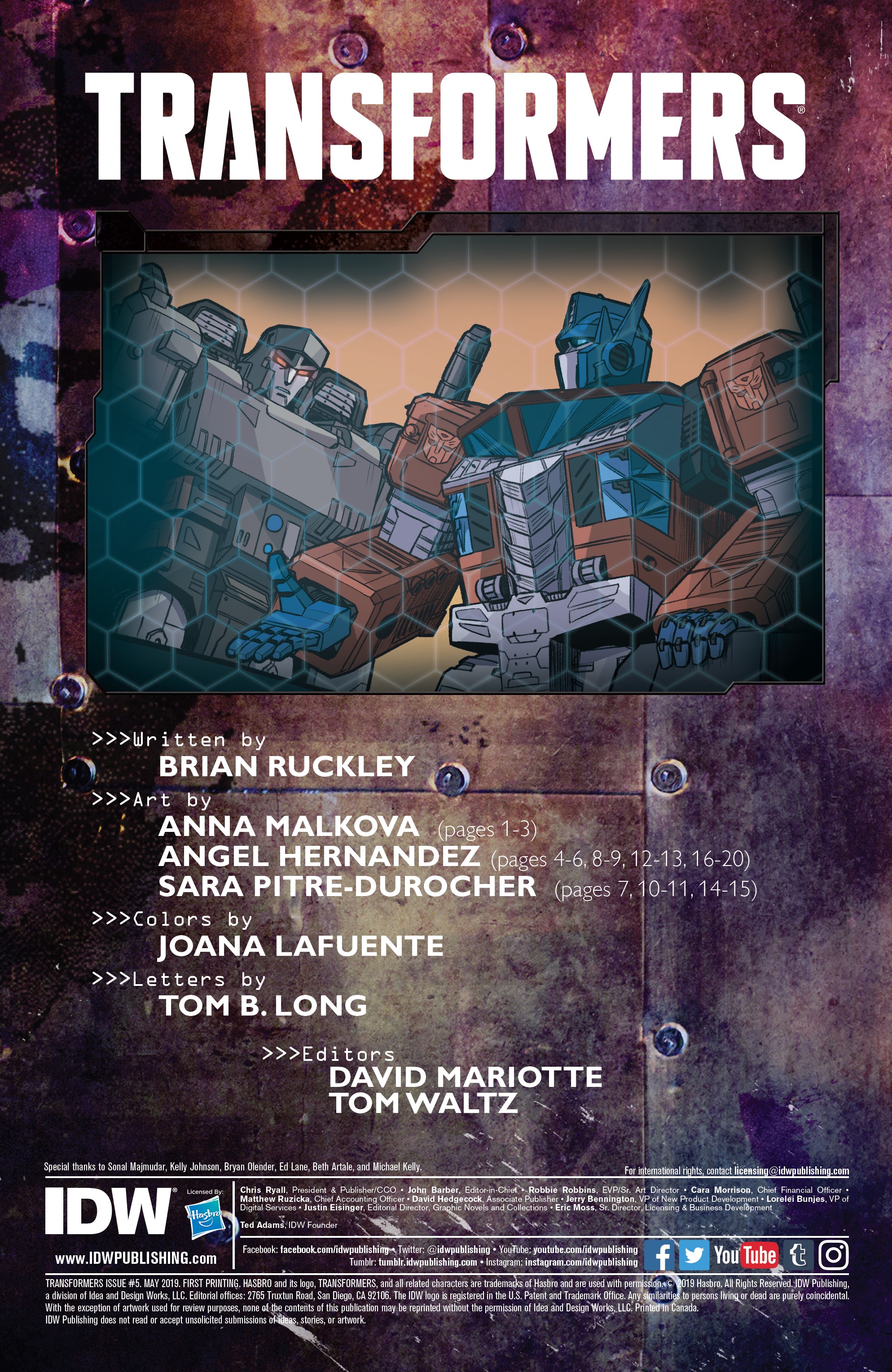 Read online Transformers (2019) comic -  Issue #5 - 2