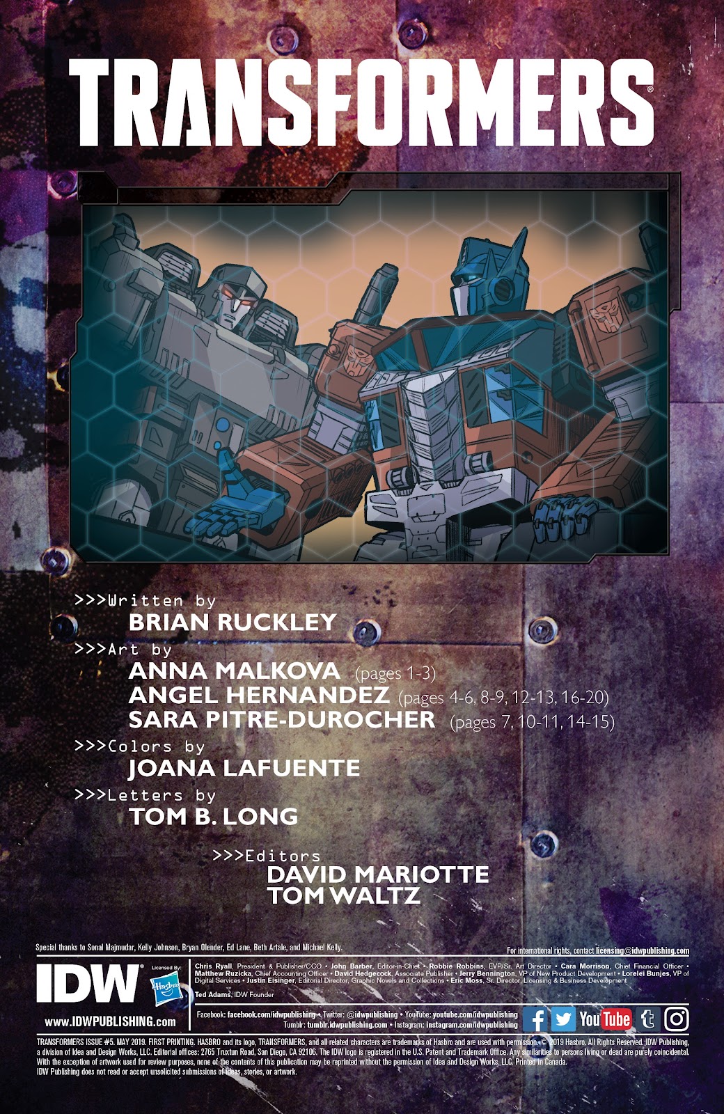 Transformers (2019) issue 5 - Page 2