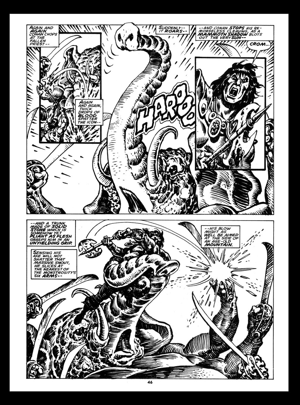 Read online The Savage Sword Of Conan comic -  Issue #212 - 47
