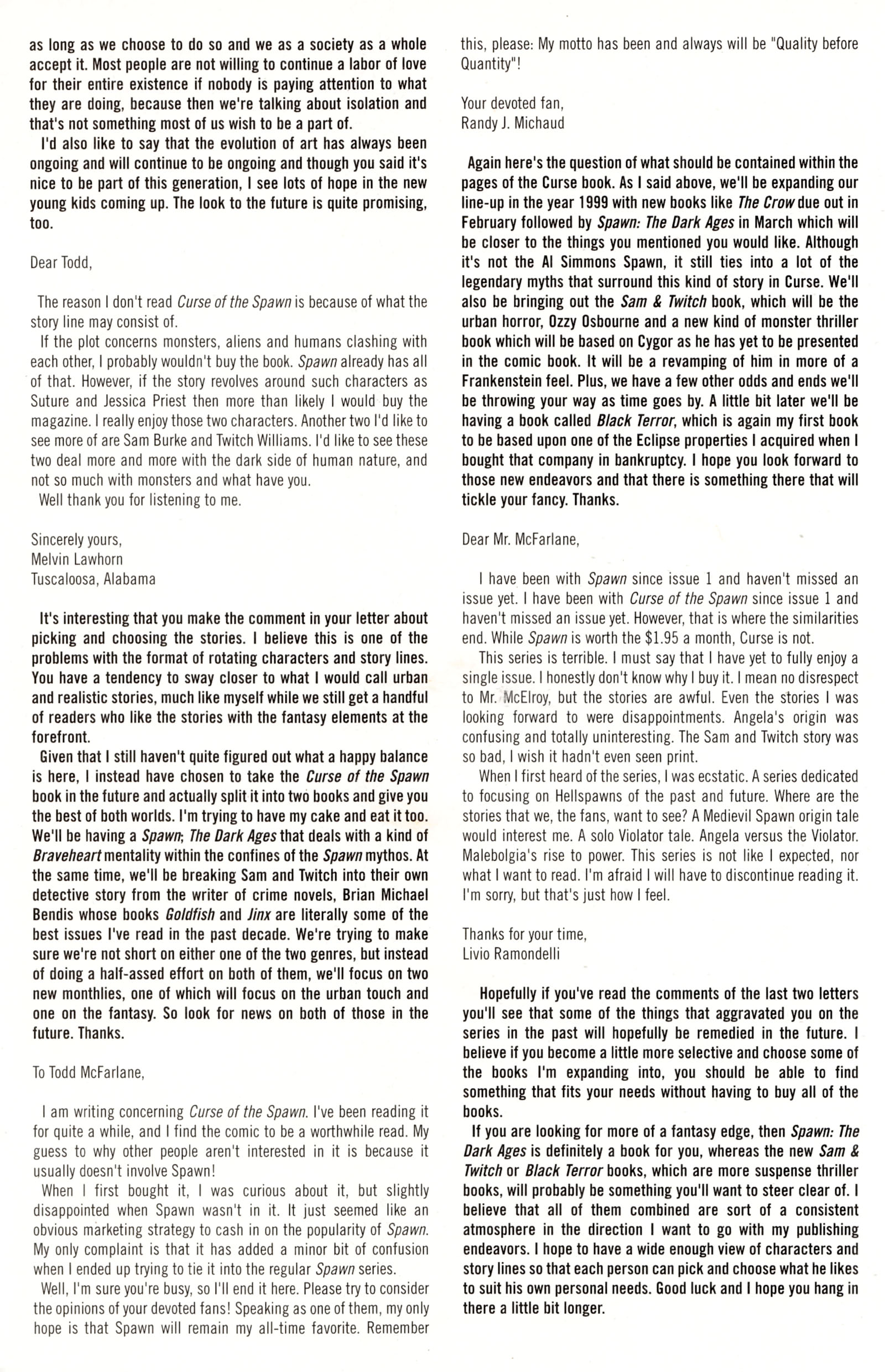 Read online Curse of the Spawn comic -  Issue #27 - 27