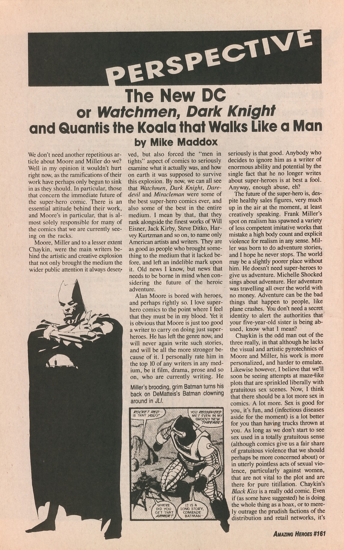 Read online Amazing Heroes comic -  Issue #161 - 6