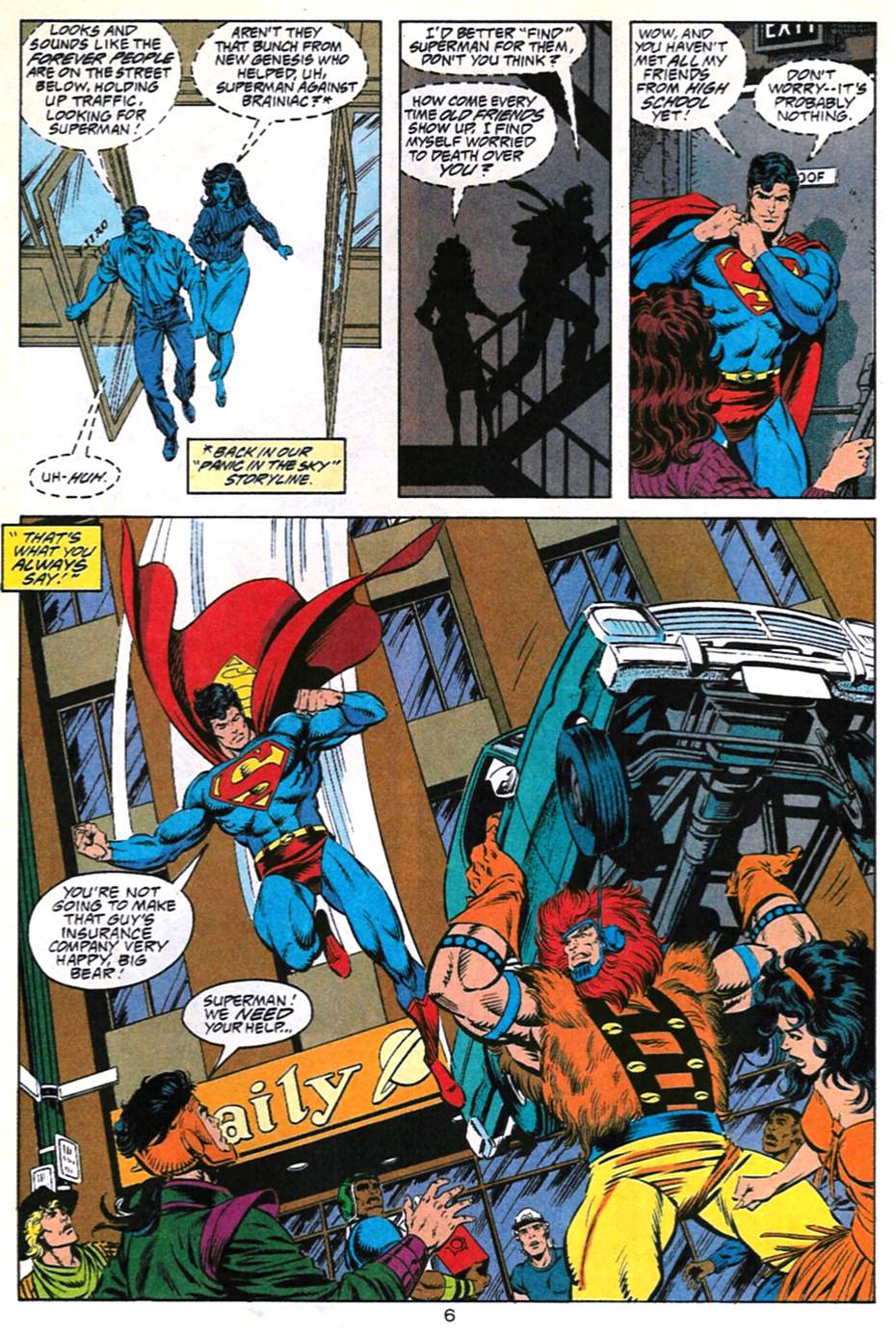 Read online Adventures of Superman (1987) comic -  Issue #495 - 7