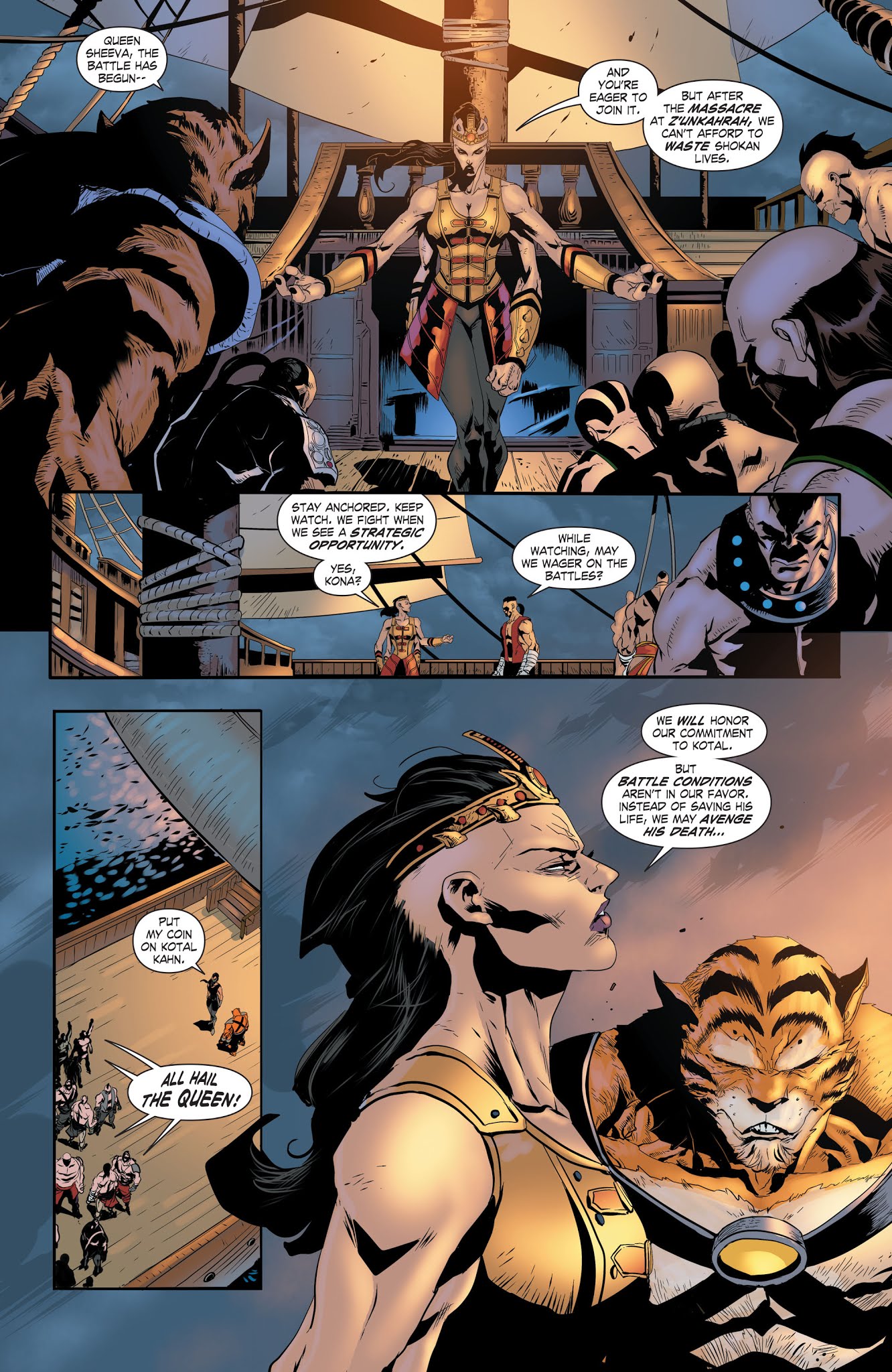 Read online Mortal Kombat X [I] comic -  Issue # _TPB 3 - 23