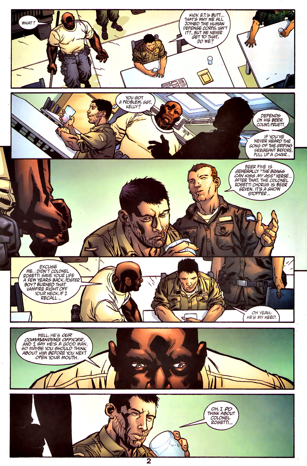 Read online Human Defense Corps comic -  Issue #3 - 3