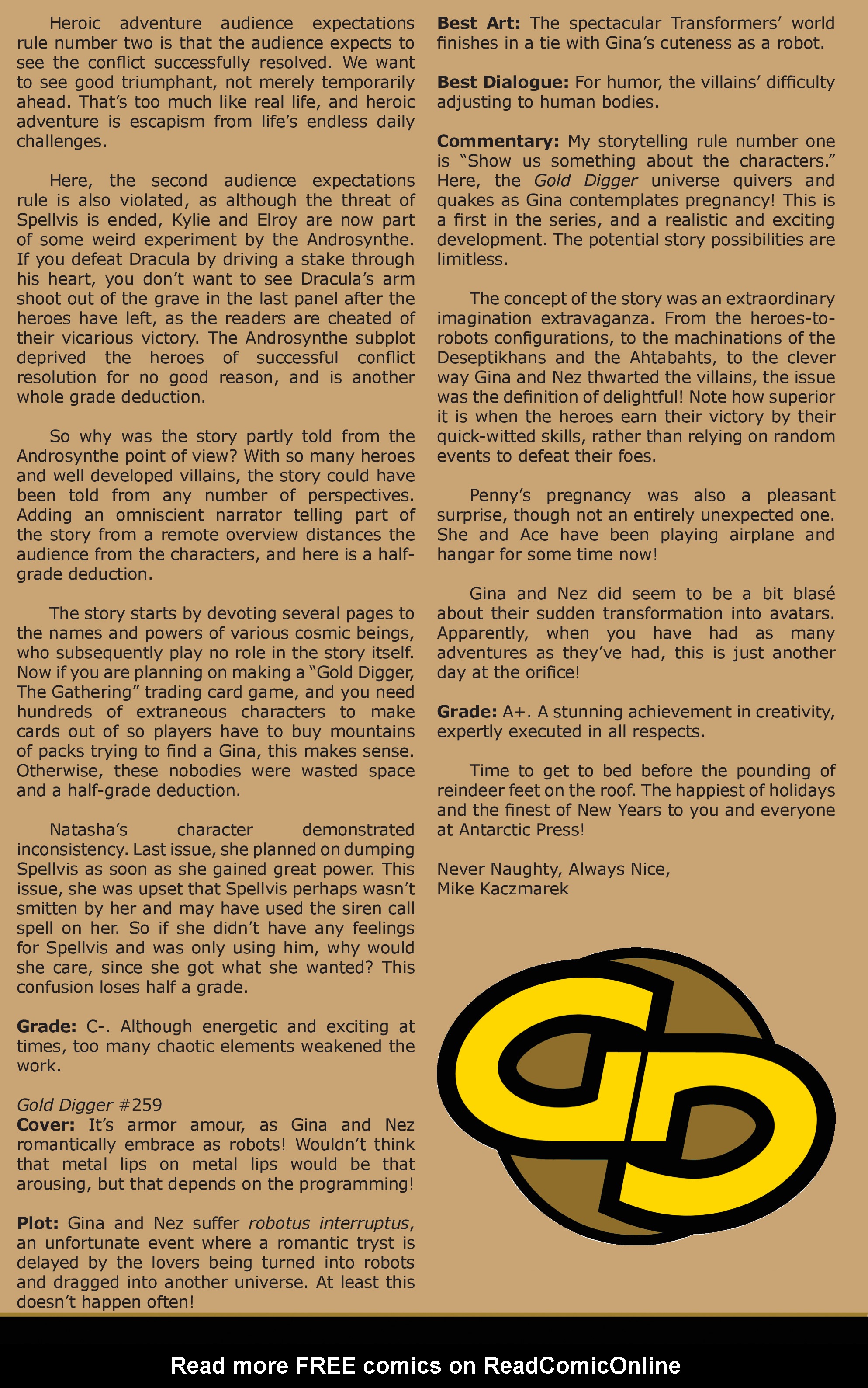 Read online Gold Digger (1999) comic -  Issue #261 - 18